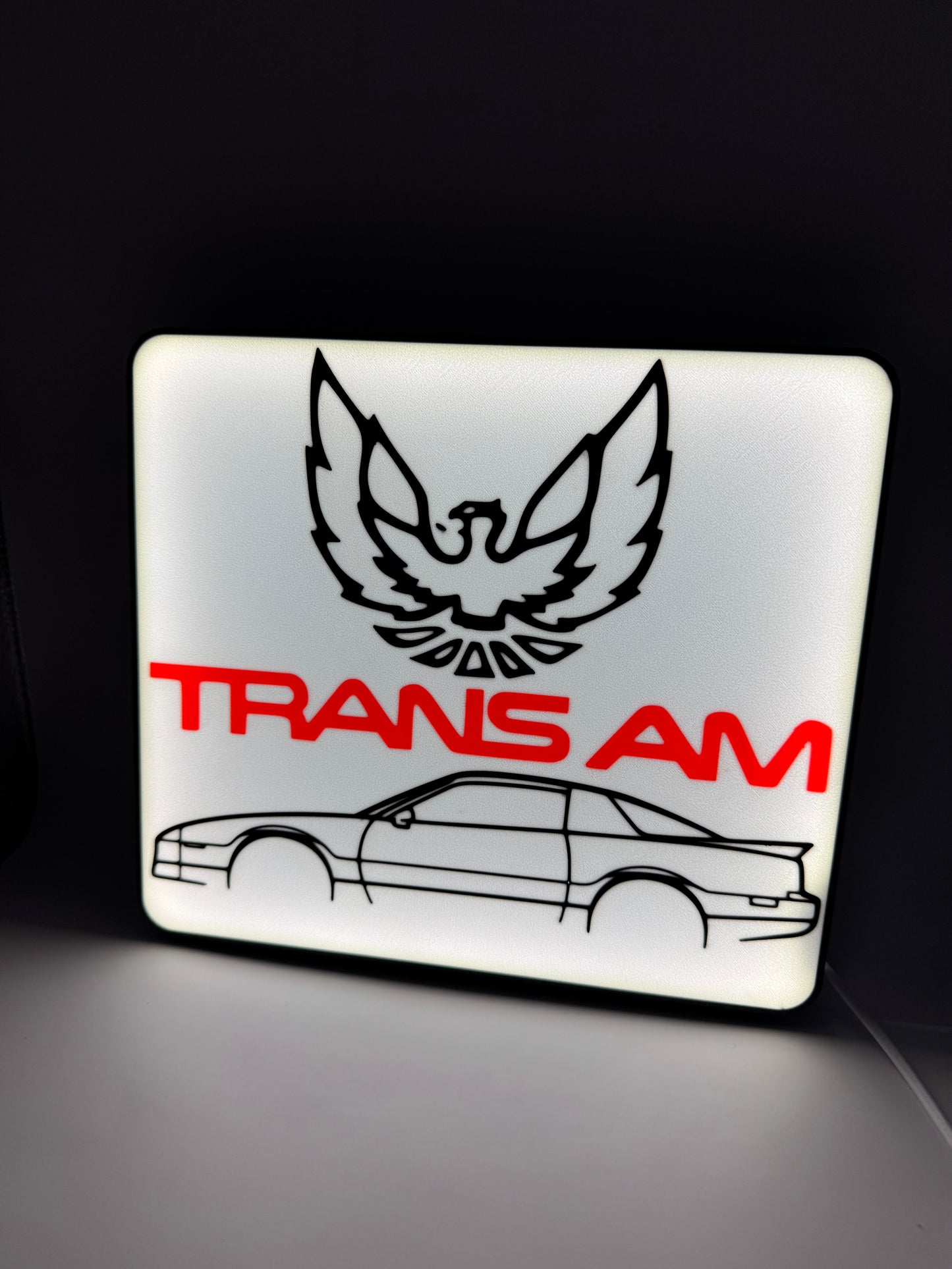 Pontiac Trans Am - Light Up LED Sign