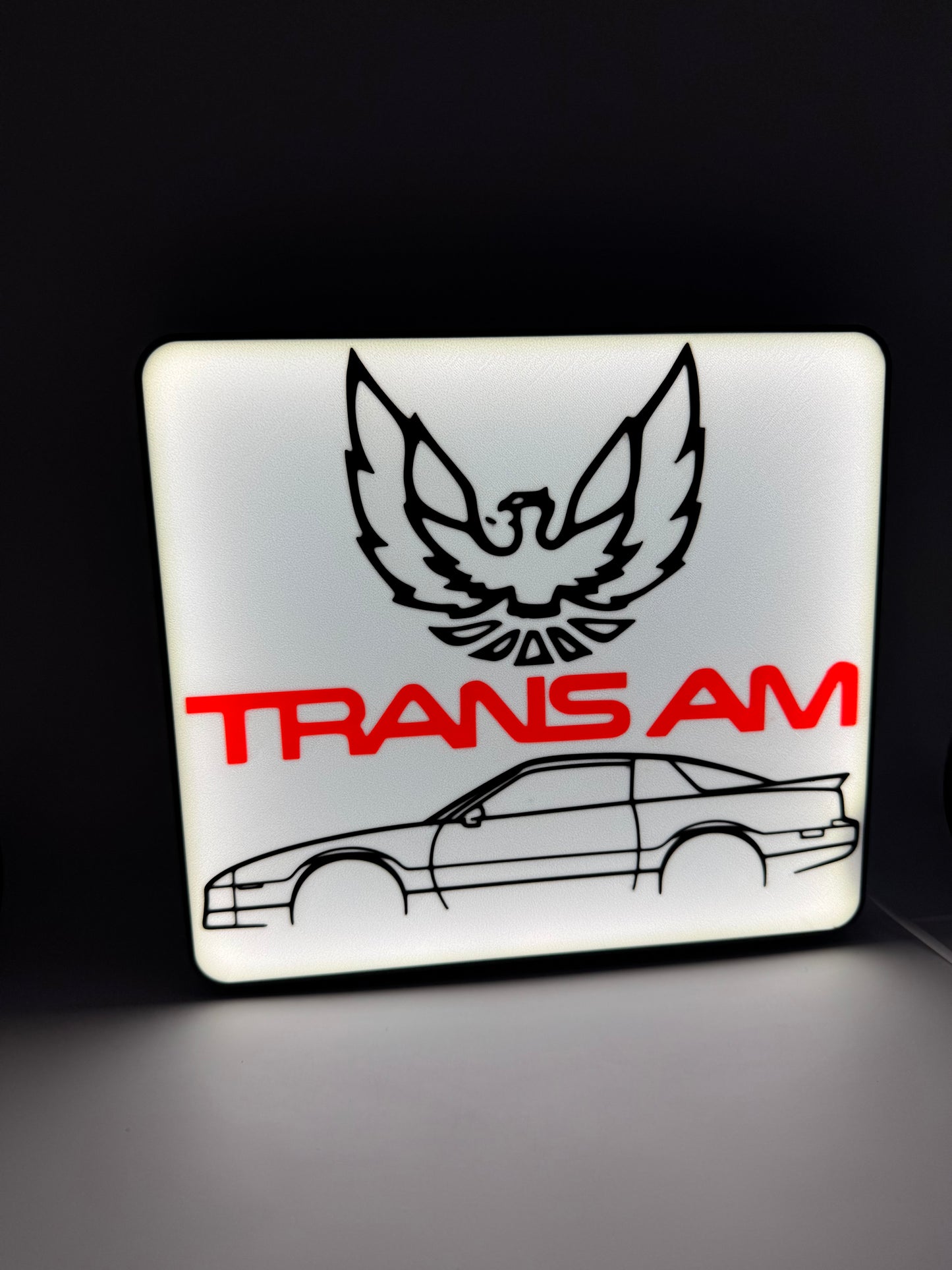 Pontiac Trans Am - Light Up LED Sign