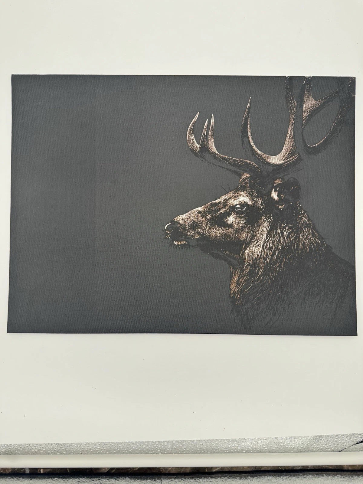 Red Stag - Oil On Canvas 16x12 Original Art