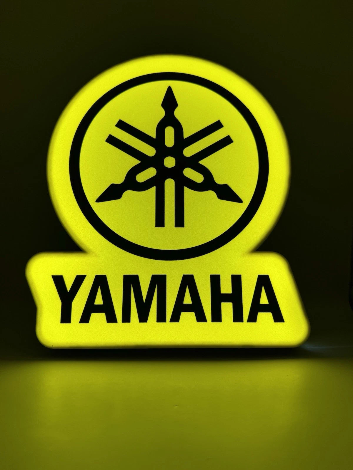 Yamaha Motorsports Yellow Light Up LED Neon Sign With USB ATV UTV R6 R1 YFZ