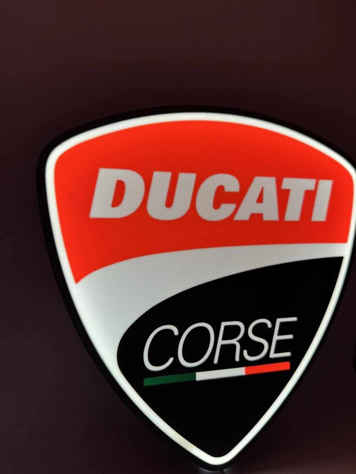 Ducati Motorcycle Corse Light Up LED Sign Monster Panigale Hypermotard Diavel