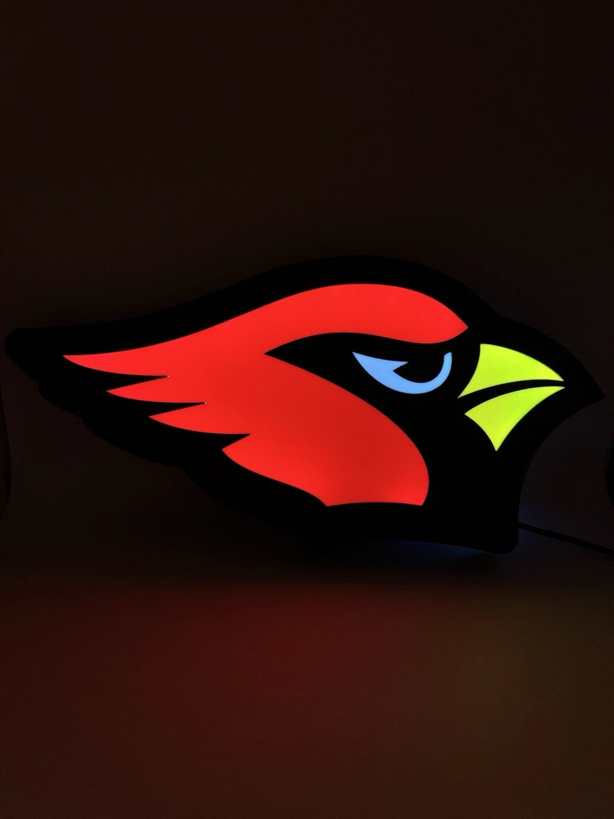 Arizona Cardinals NFL Football - Light Up LED Neon Wall Sign