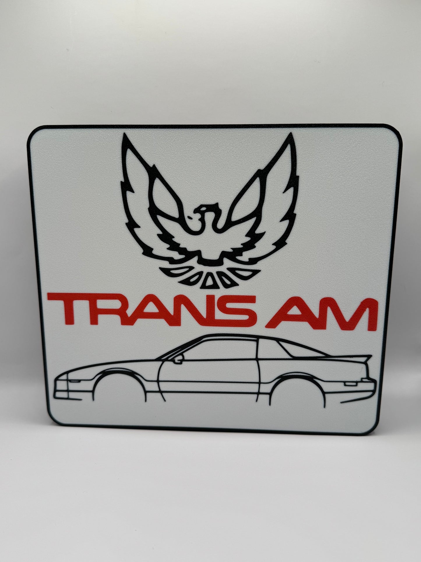 Pontiac Trans Am -  Light Up LED Sign