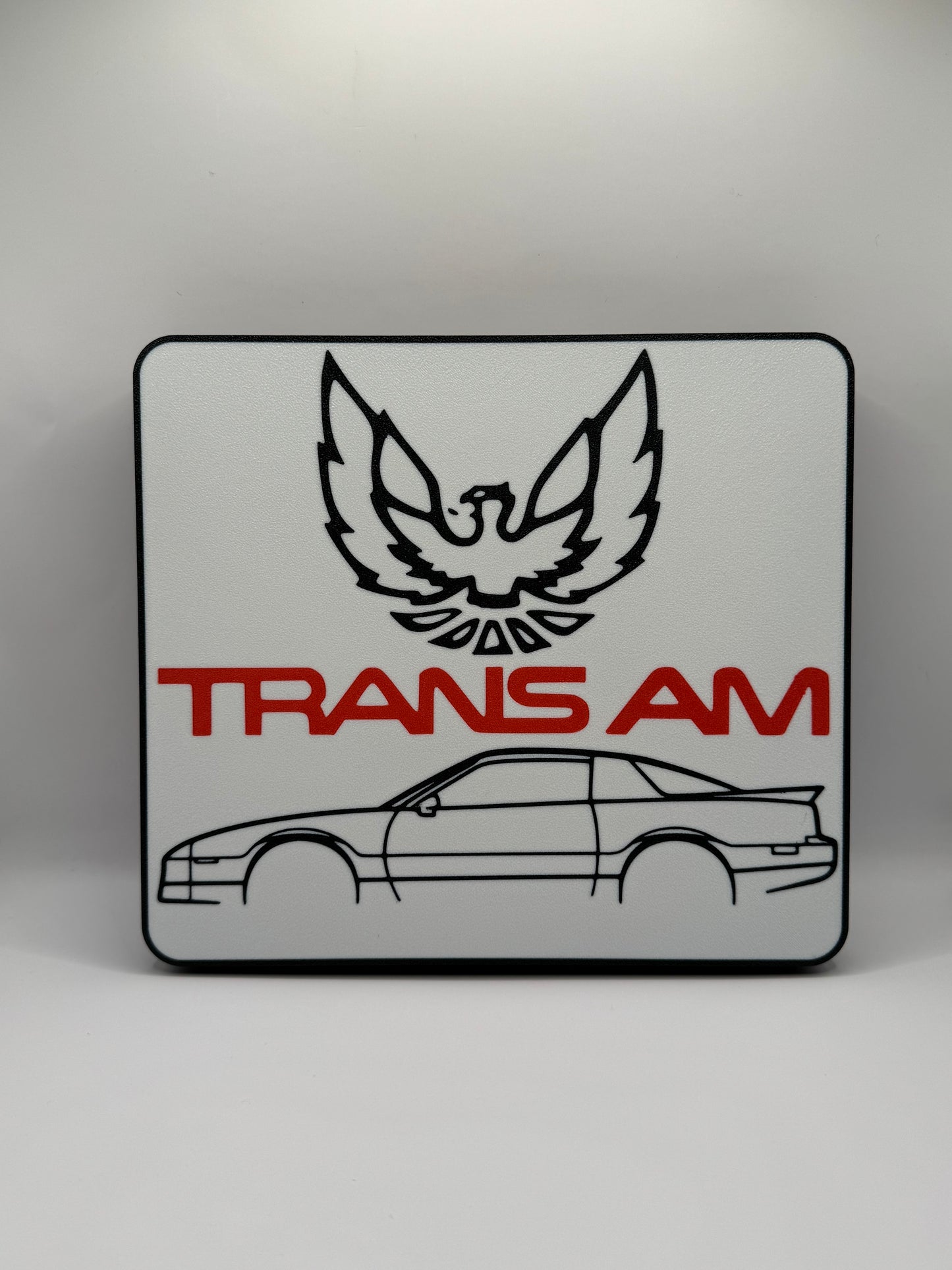 Pontiac Trans Am -  Light Up LED Sign