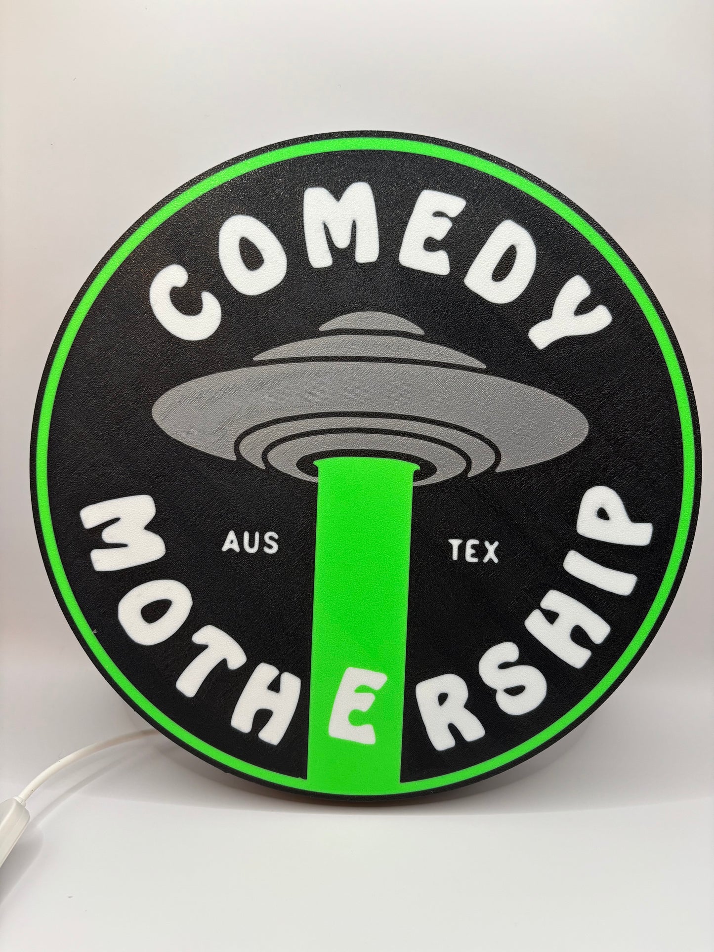 Comedy Mothership LED Sign