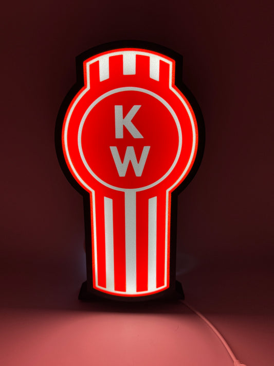 Kenworth Truck Light Up LED Sign