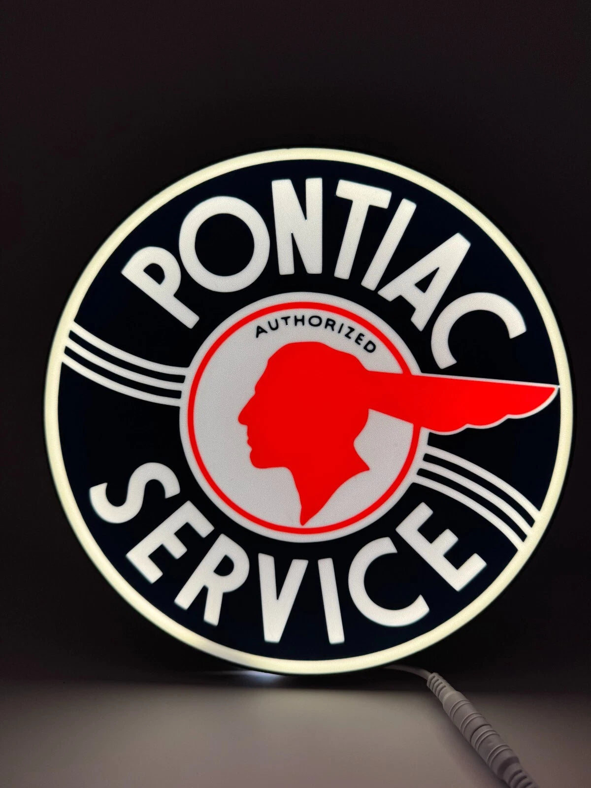 Pontiac Service - Light up LED Sign