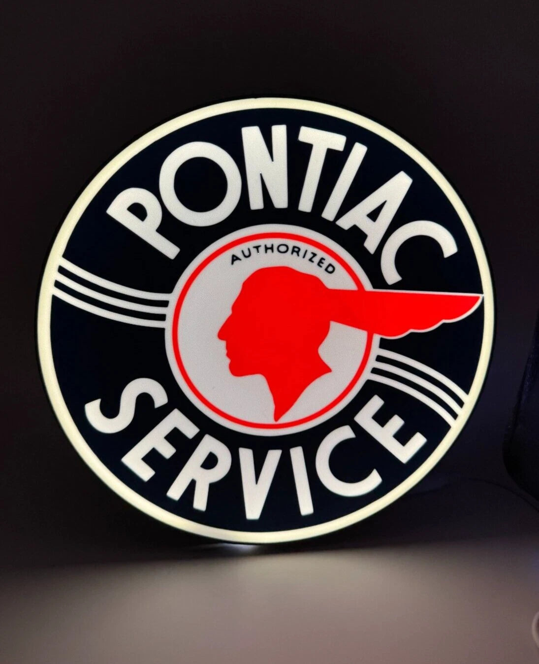 Pontiac Service - Light up LED Sign