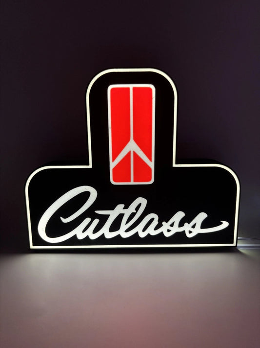 Oldsmobile Cutlass- Light up LED Sign