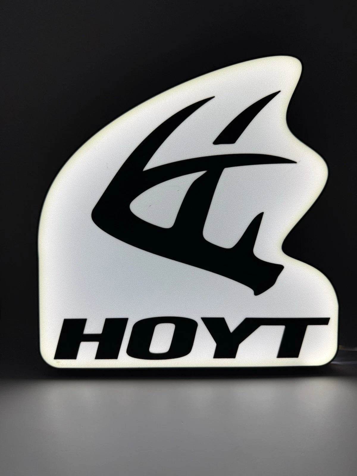 Team Hoyt Archery Bow Hunting Trophy Buck Light Up LED Neon Sign Man Cave