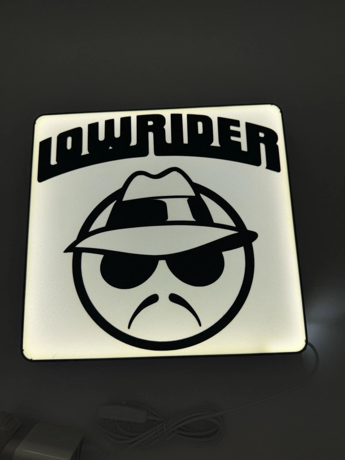 Lowrider -  Light Up LED Sign With USB Plug Street Chevy Impala West Coast Show