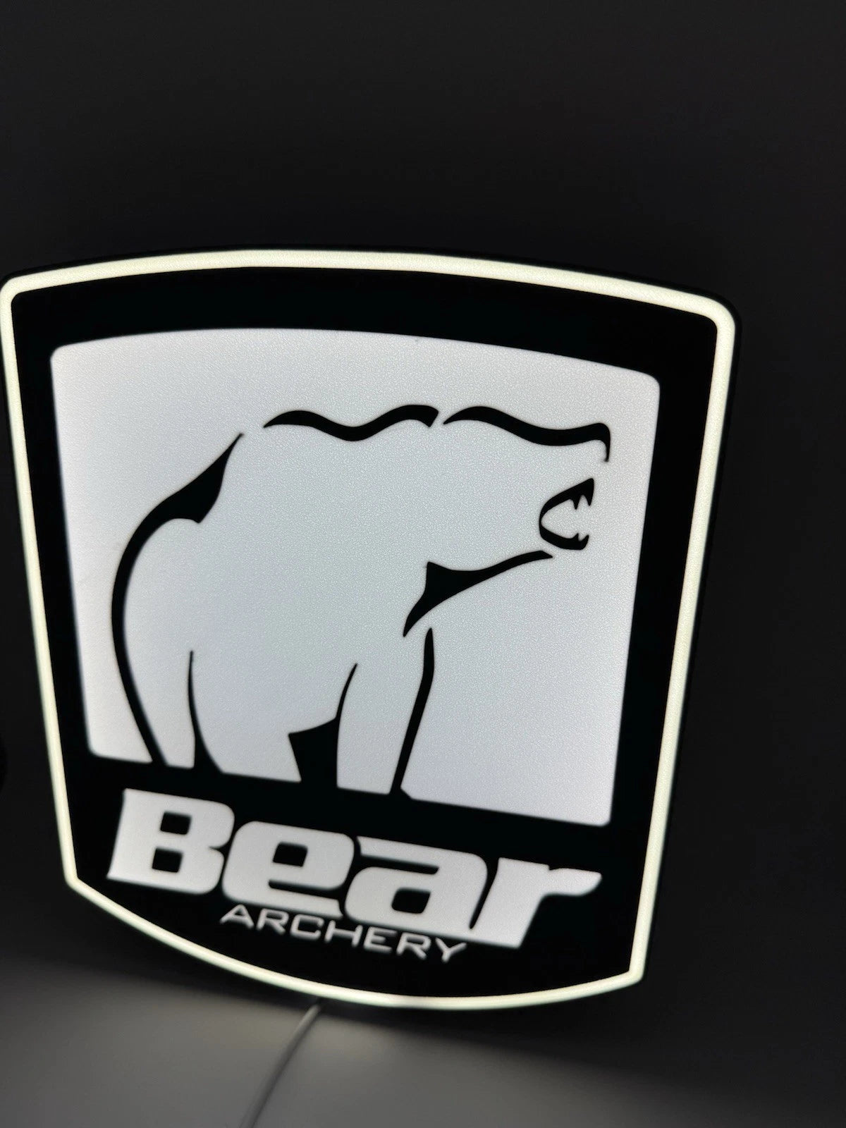 Bear Archery Bow Hunting Recurve Buck Trophy  Light Up LED Neon Sign