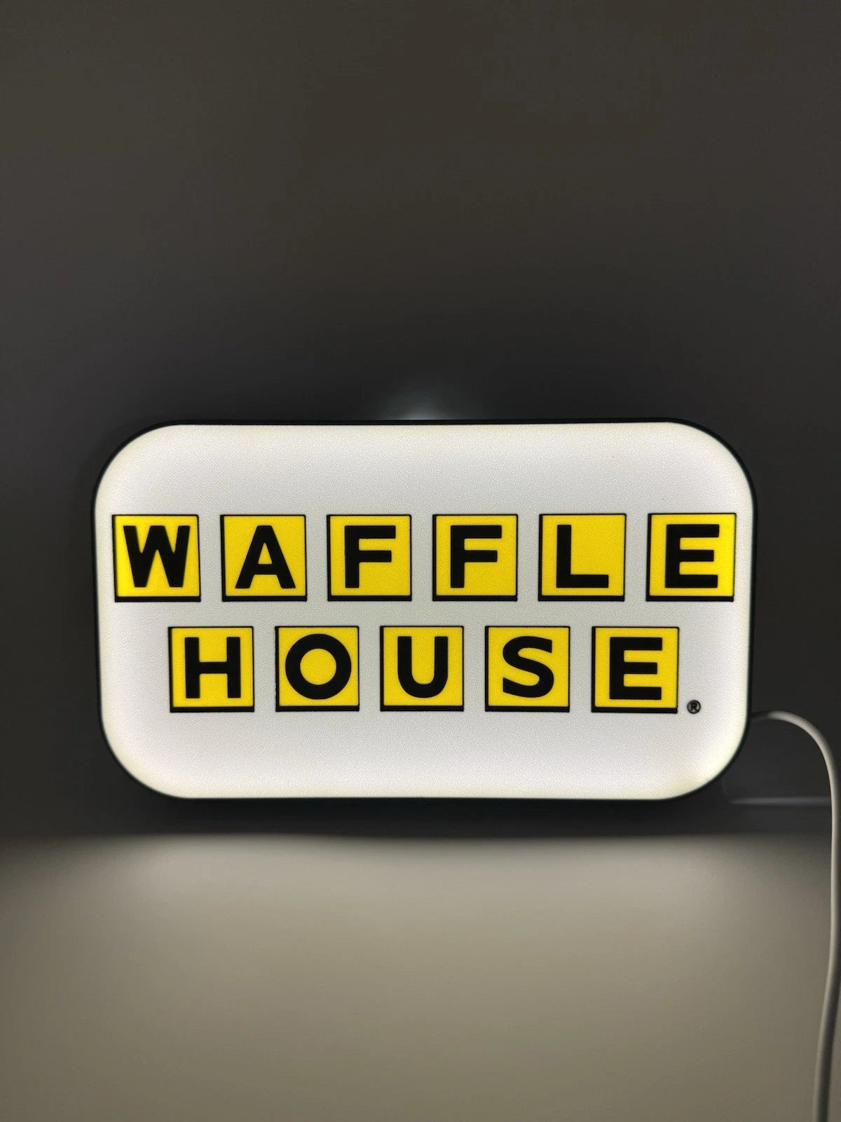 Waffle House -  Light Up LED Sign With USB Plug