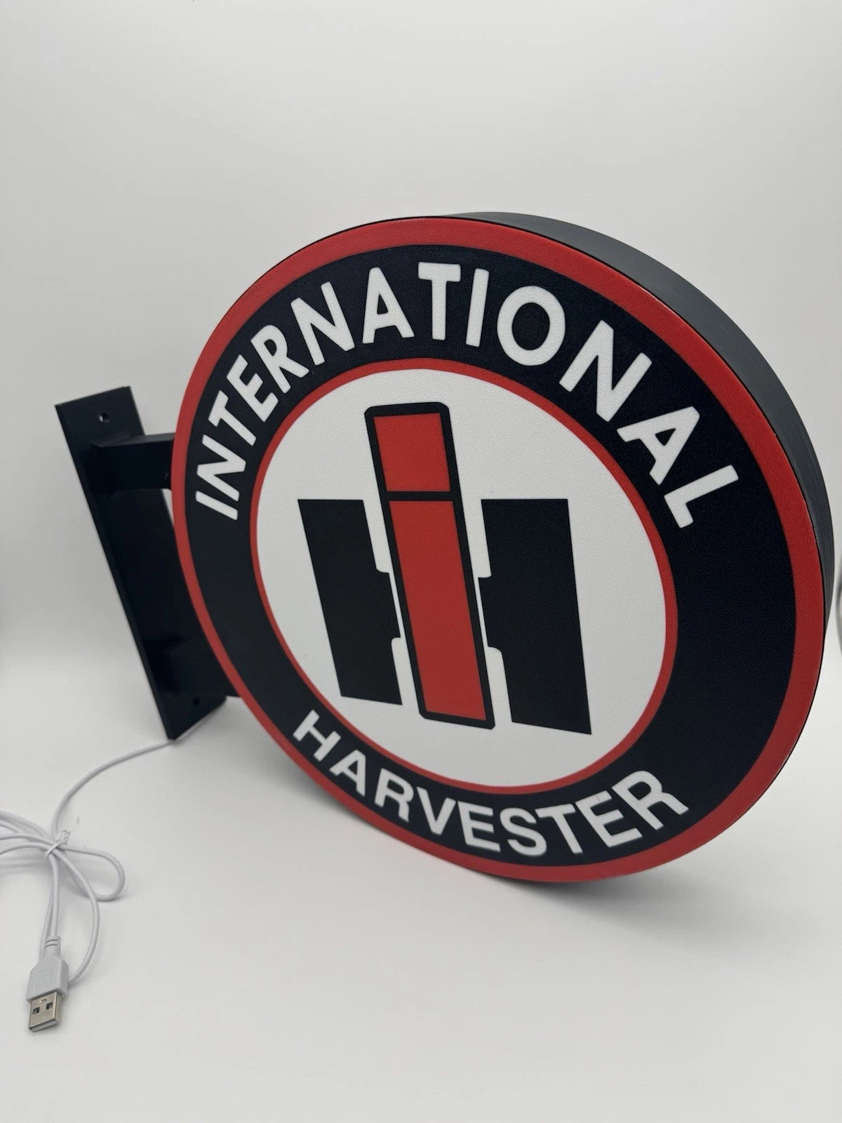 International Harvester 13” Pub Style Dual Side Light Up LED Sign