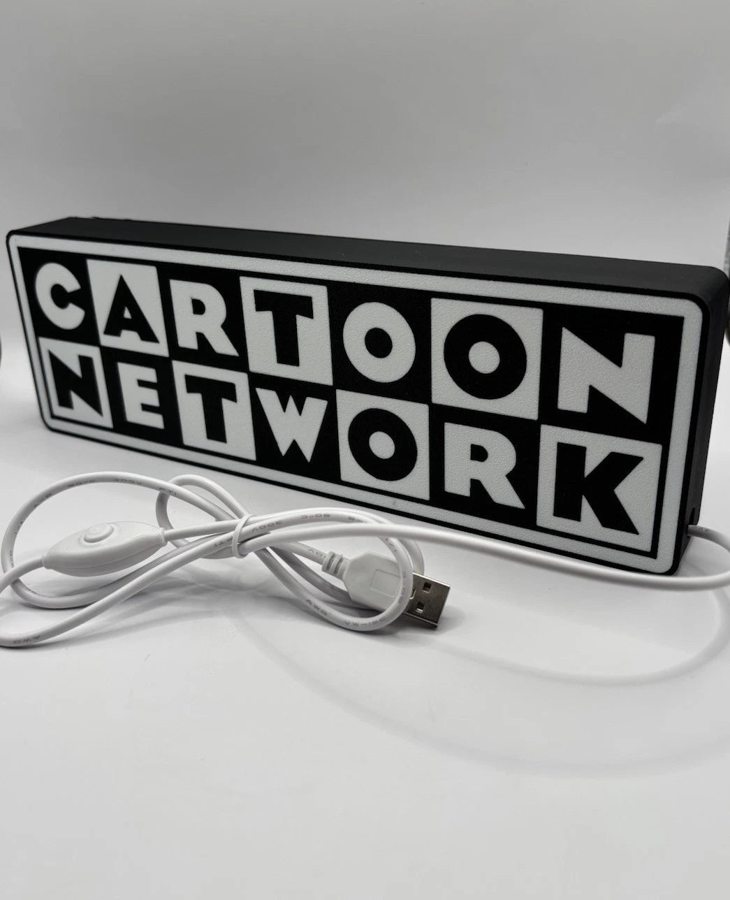 Cartoon Network -  Light Up LED Sign With USB Plug - 90s Retro NEW