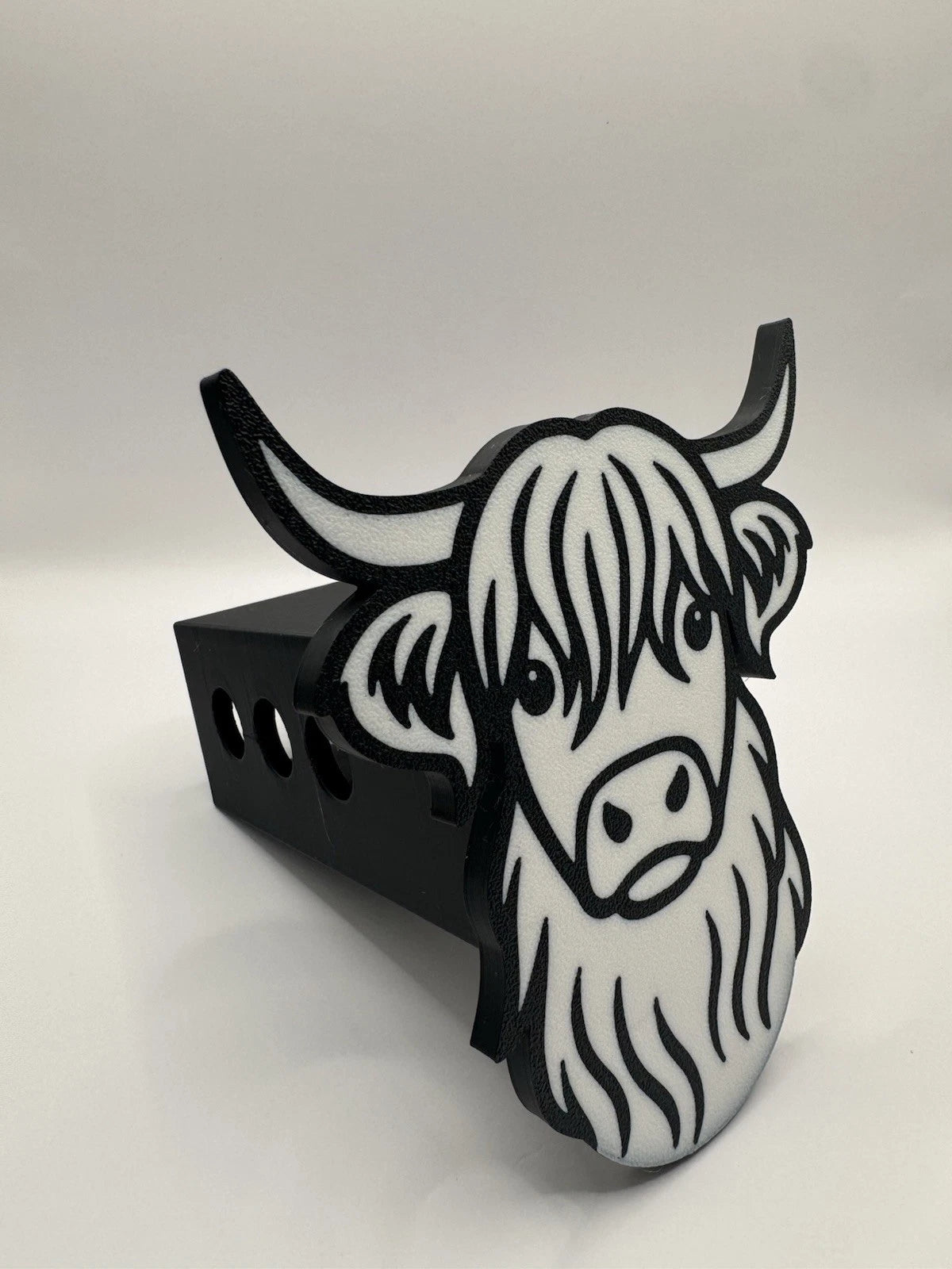 Cute Highland Cow -  Hitch Receiver Cover – Fits 2” – Multiple Designs Available