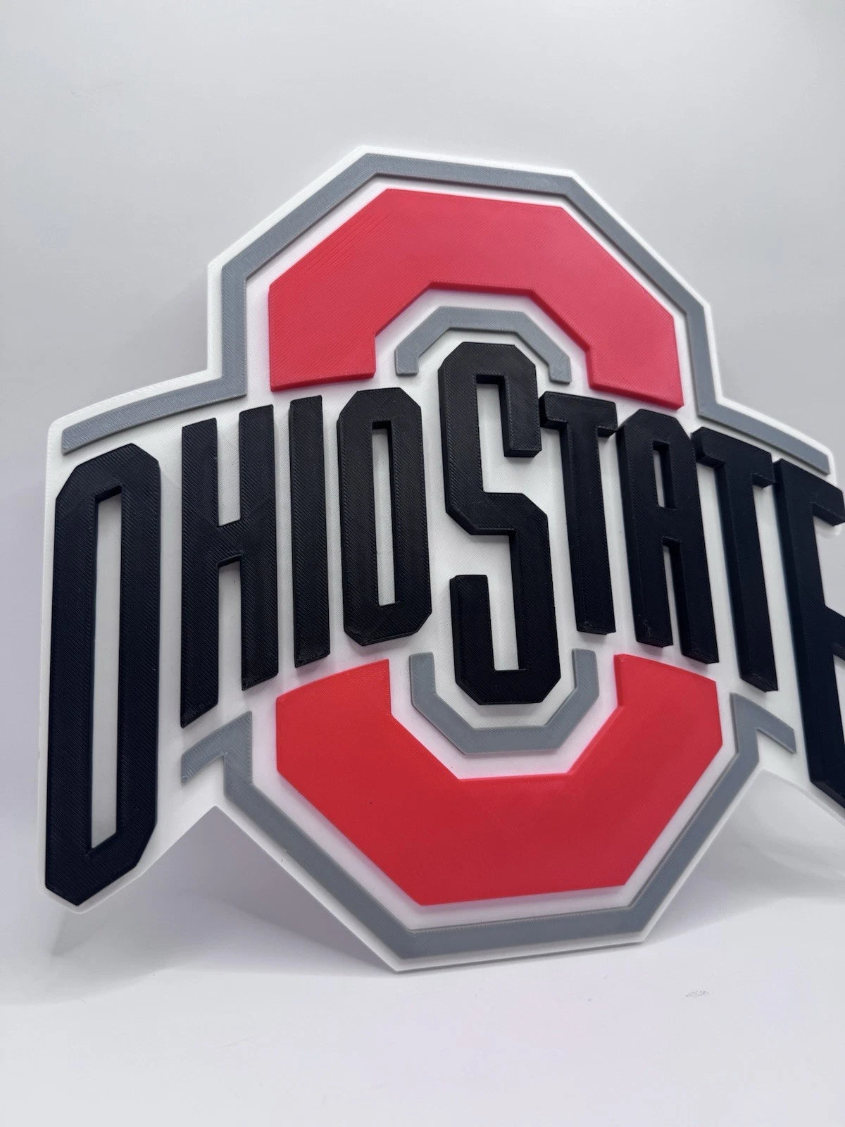Ohio State University Buckeyes 3D Wall Sign Man Cave Decor College Football
