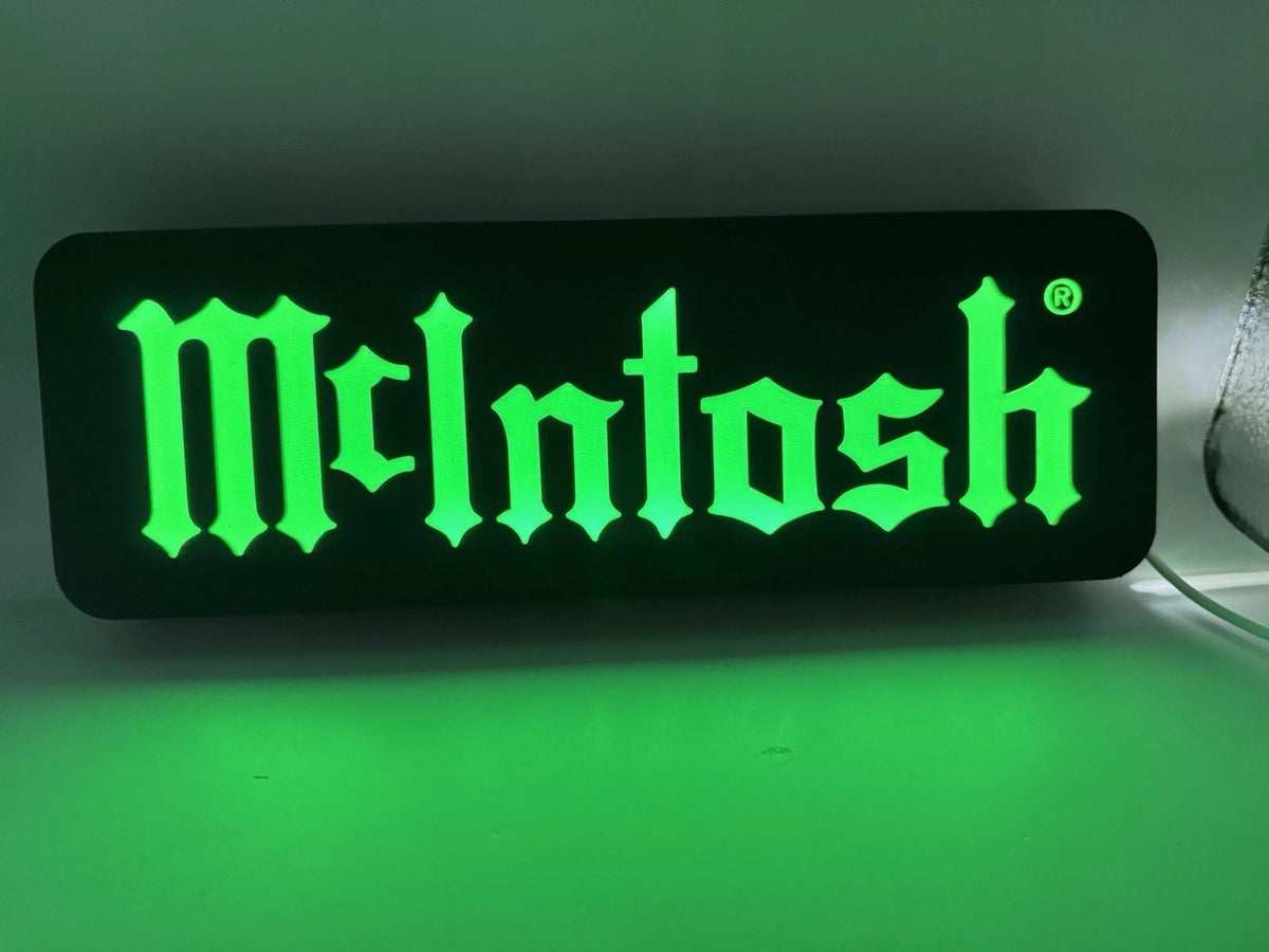 McIntosh Audio Stereo - Light Up LED Sign Amp Receiver HiFi Vintage Preamp