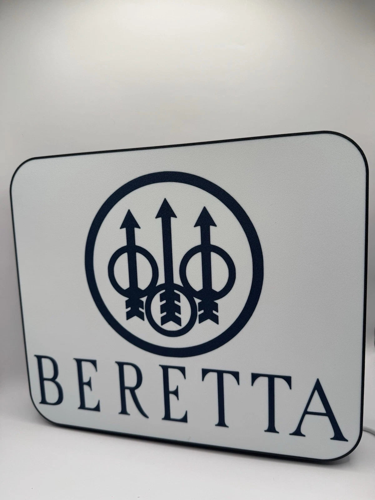 Beretta Firearms -  Light Up LED Neon Sign - Pistol Reloading M9 92 Shooting 2a