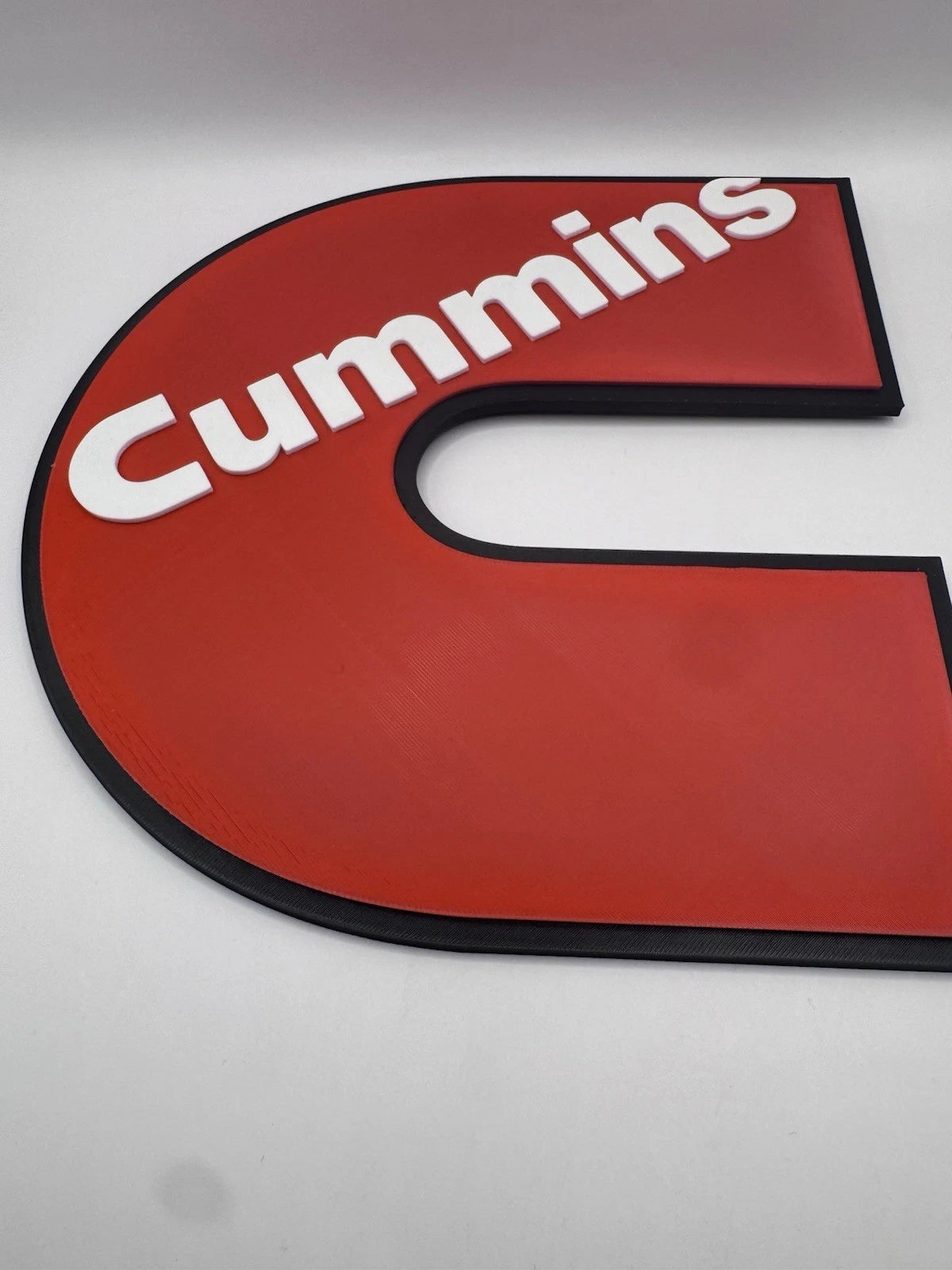 Cummins Diesel Engines 3D Wall Sign Plaque Mancave Garage Shop Decor