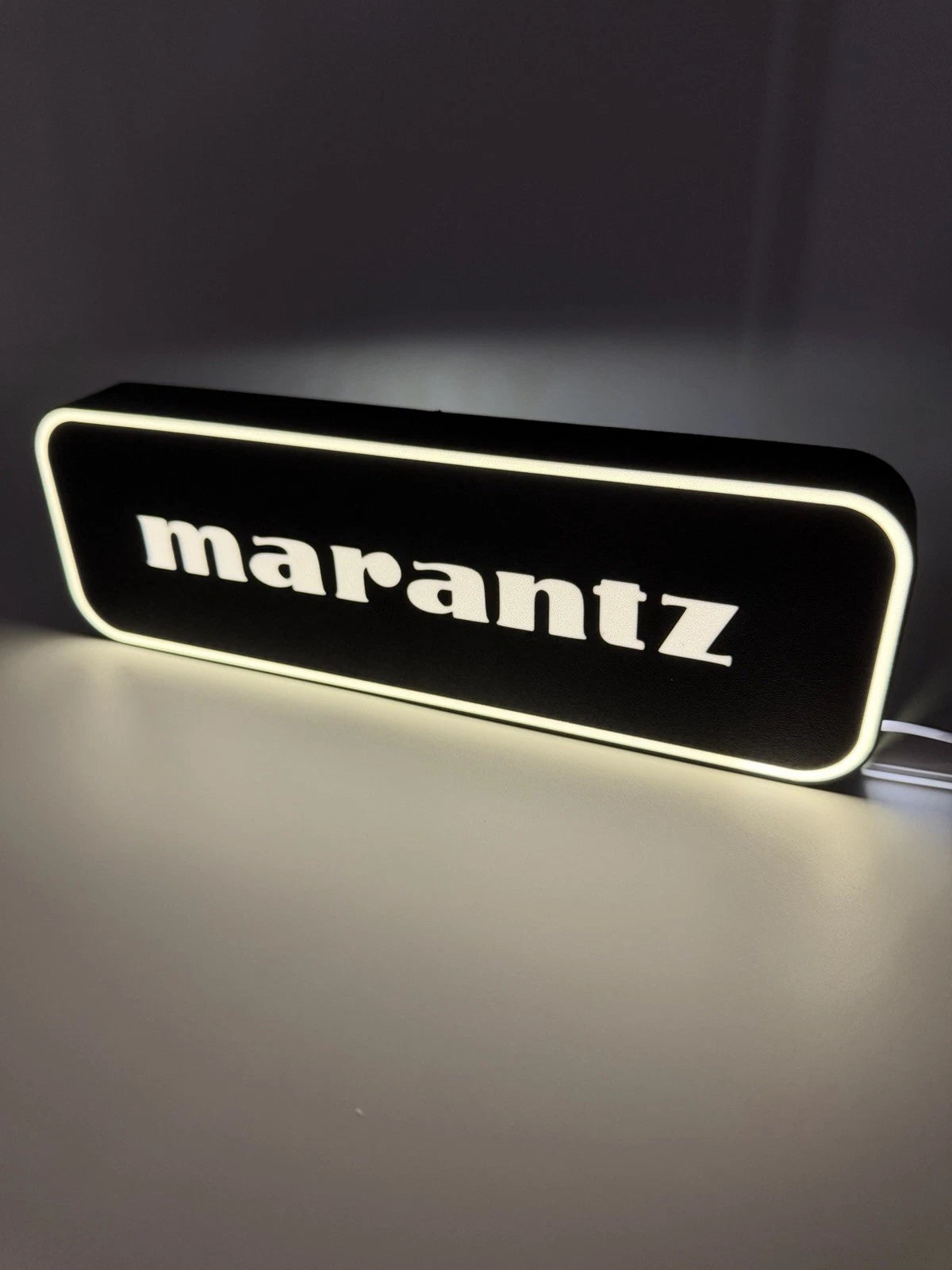 Marantz Audio Stereo  -  Light Up LED Sign With USB Plug - Black - Amp Receiver