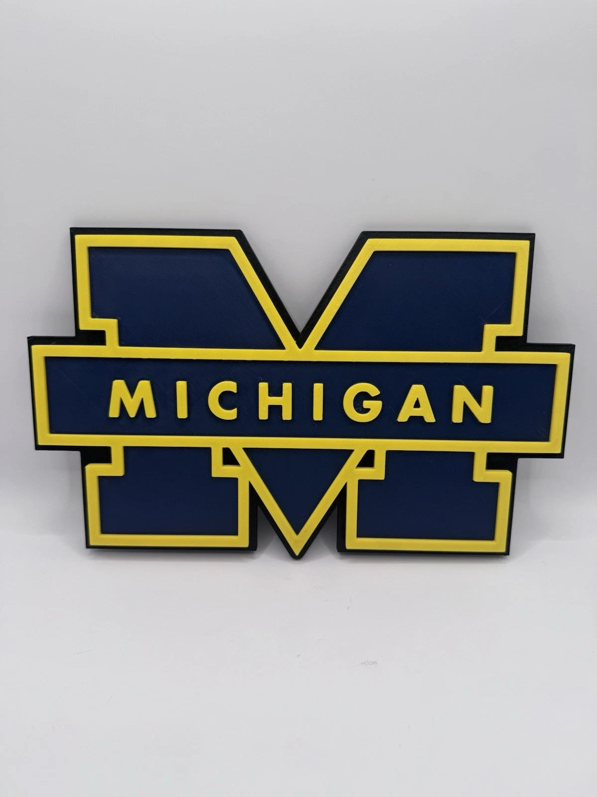 University of Michigan Wolverines 3D Wall Sign Man Cave Decor College Football