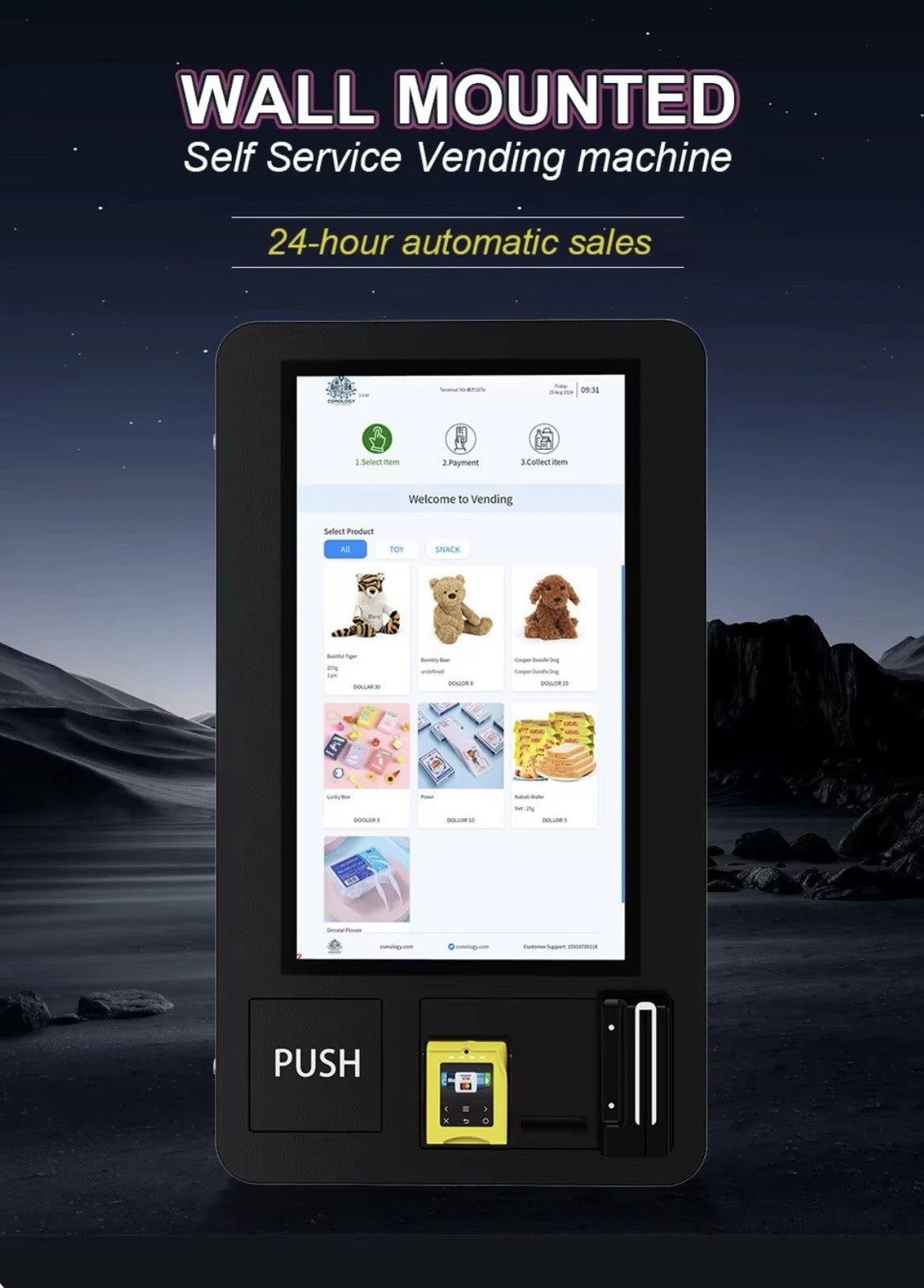 XL Vape Vending Machines  - 32" Touchscreen Smart Vending Machines