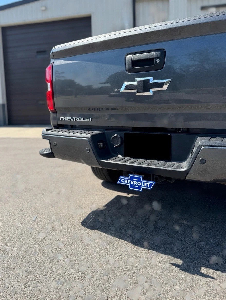 Chevrolet Custom Hitch Receiver Cover – Fits 2”  Towing Trailer Truck SUV Z71