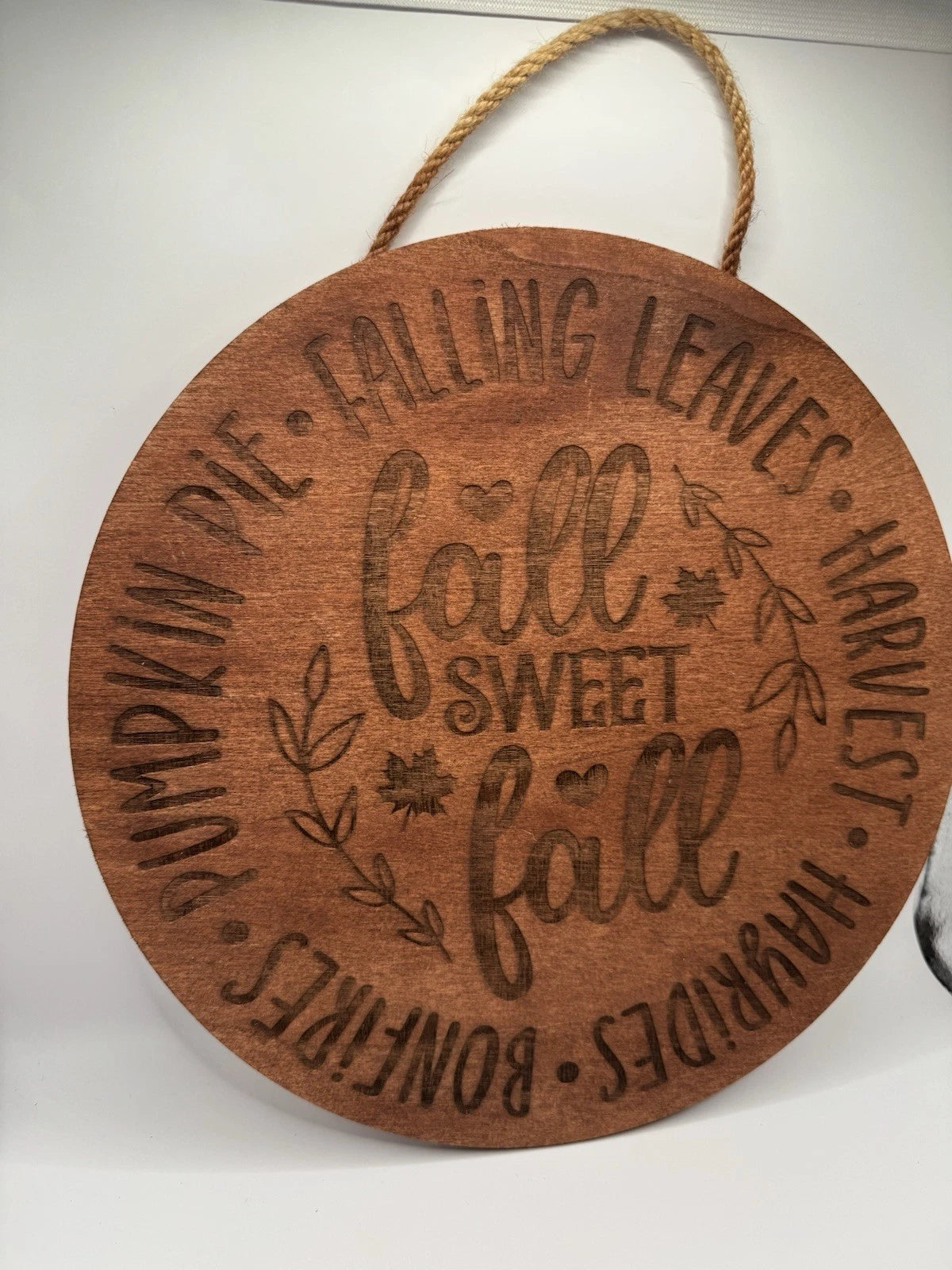 Fall Sweet Fall - 12” Wood Sign Fall Decoration