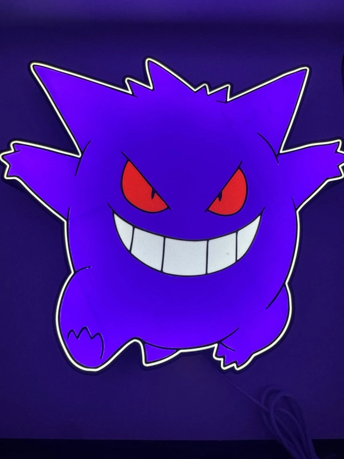 Gengar Pokemon- Light Up LED Sign