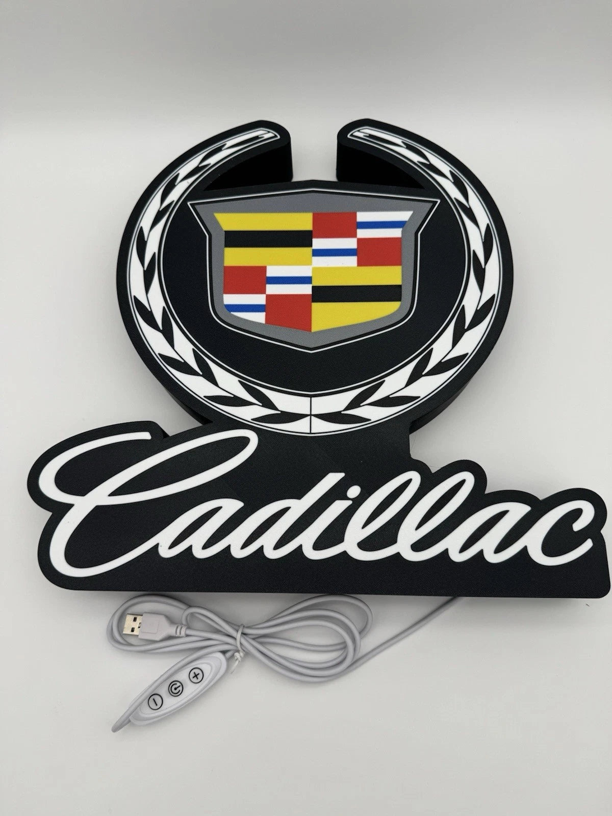 Cadillac Automotive Light Up LED Neon Sign 13” Garage Man Cave Decor Gift Dad