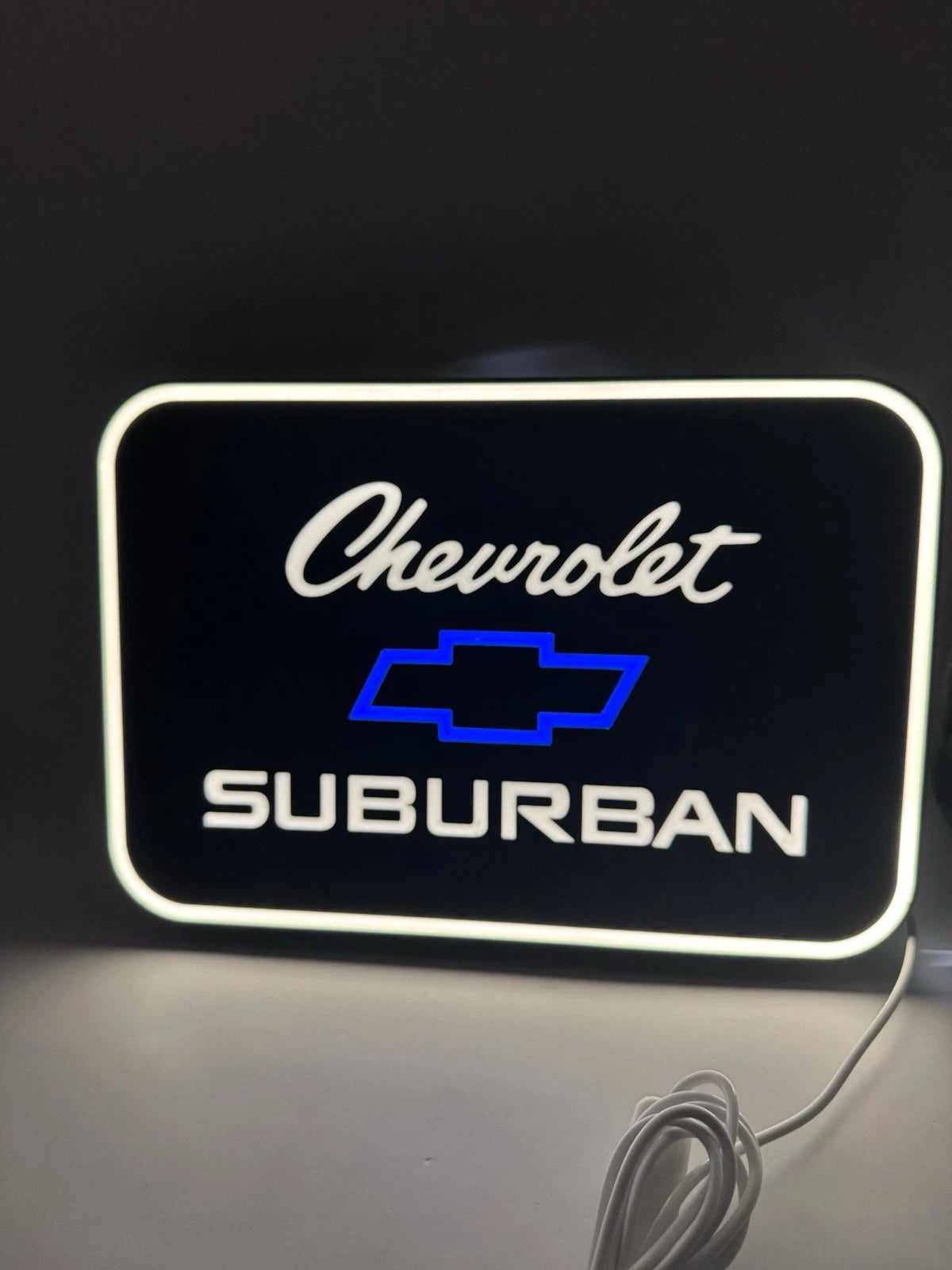 Chevrolet Chevy Suburban - Light Up LED Sign Camaro S10 Silverado Corvette