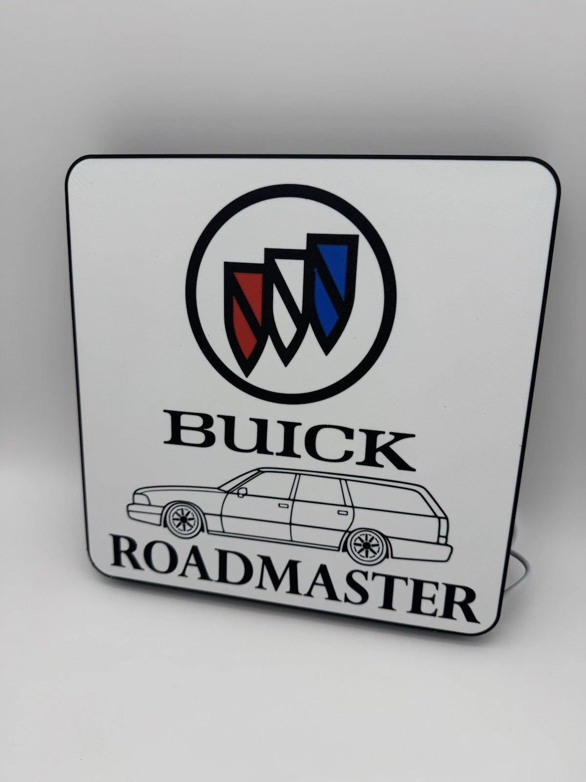 Buick Roadmaster Lowrider Light Up LED Sign With USB Plug  Lowrider Classic Car