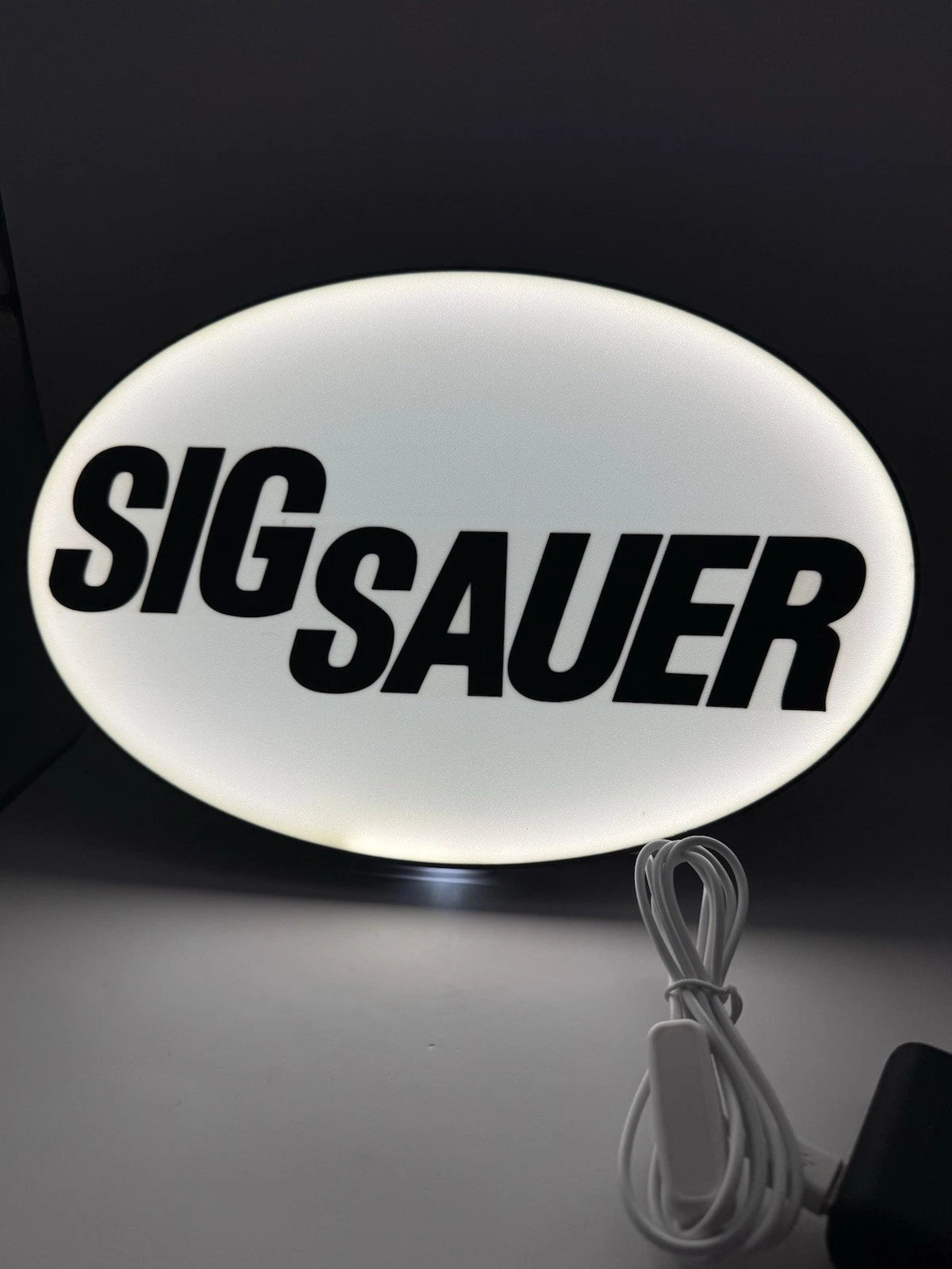 Sig Sauer Guns Light Up LED Neon Sign - 2a Shooting Reloading Handgun