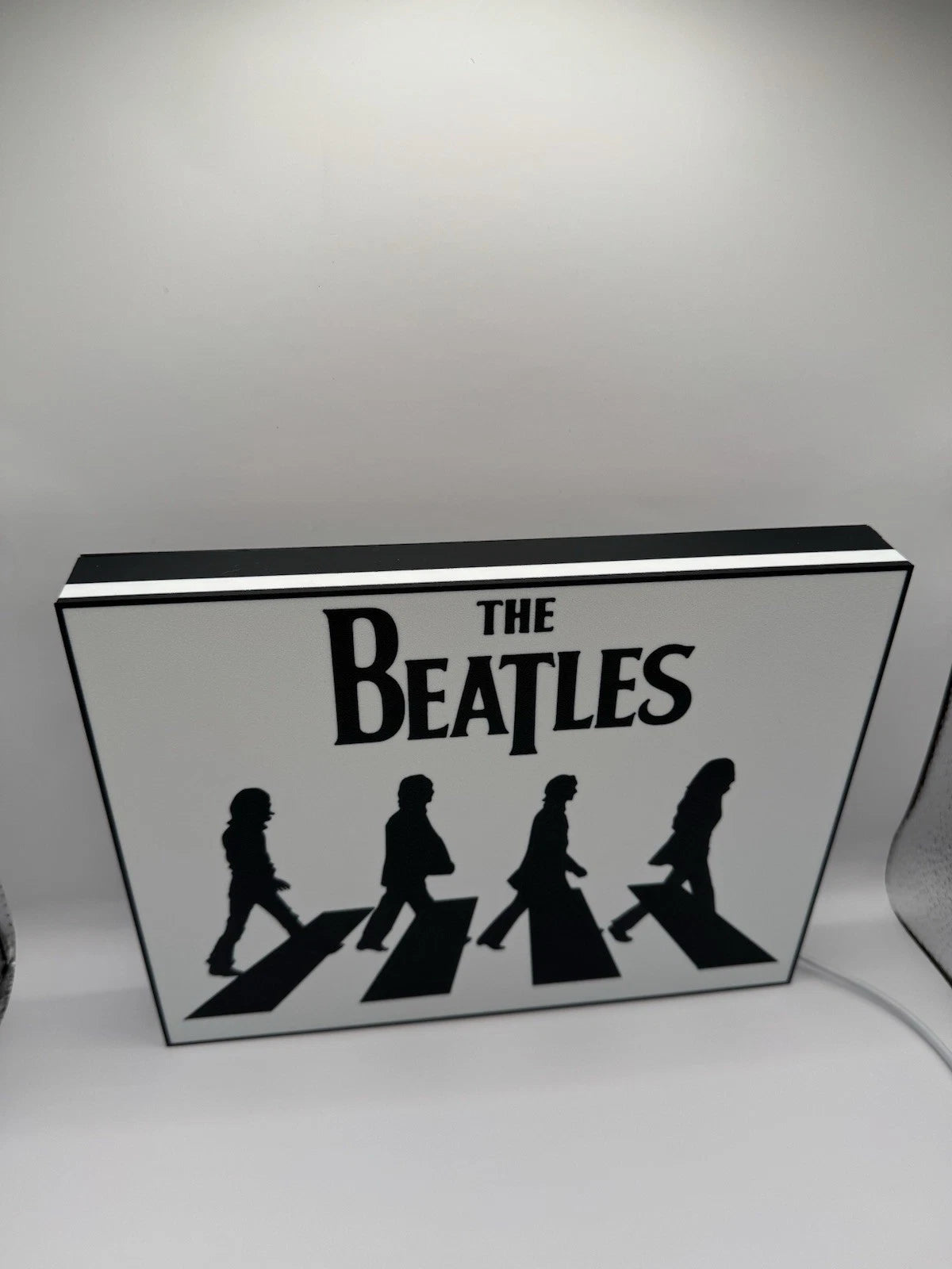 The Beatles - Light Up LED Neon Sign Classic Rock John Lennon Vinyl Ringo Starr