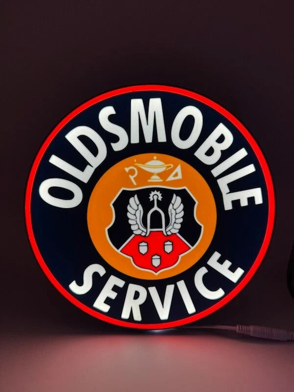 Oldsmobile Service - Light up LED Sign