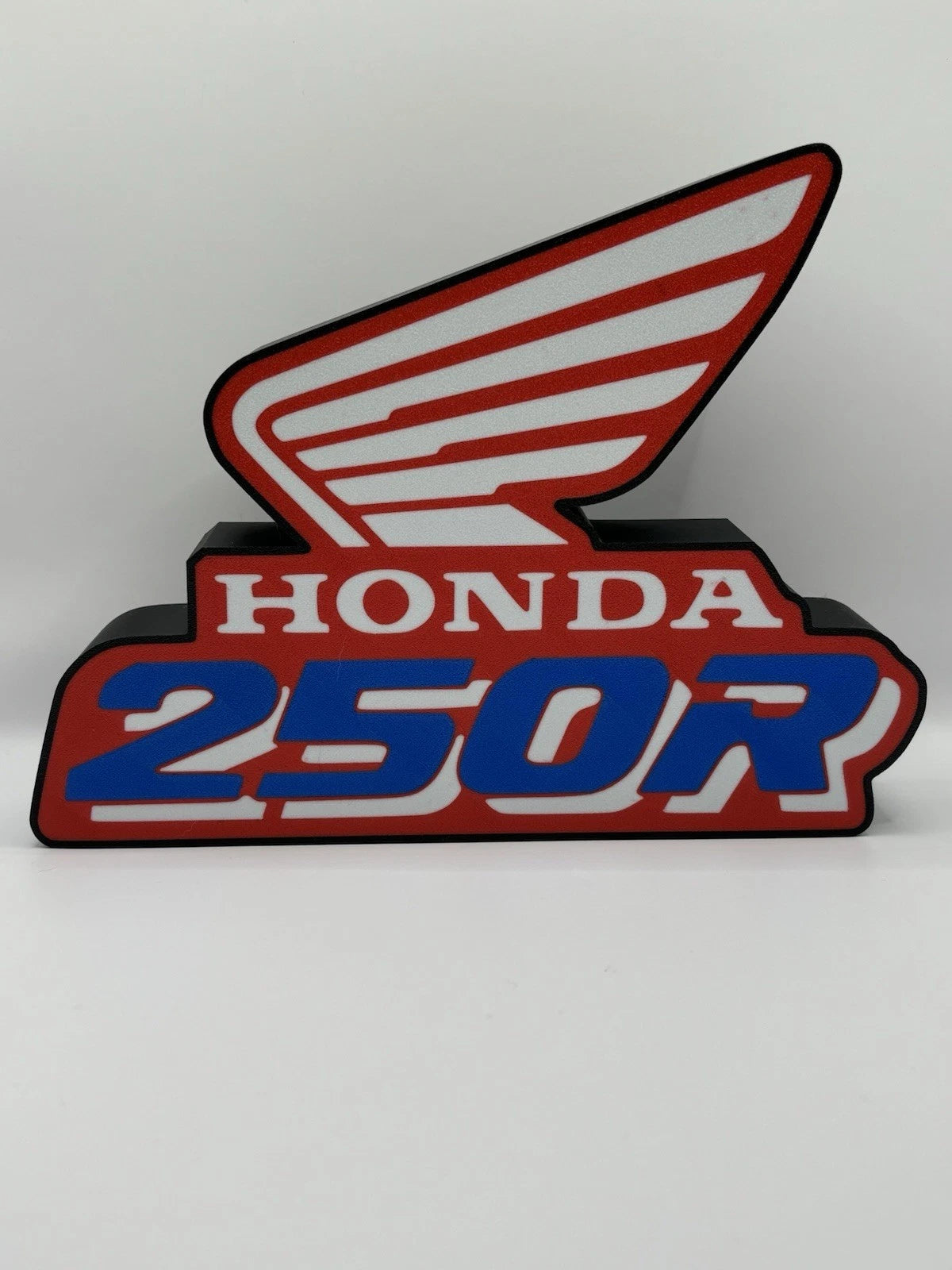 Retro TRX ATC 250R Honda LED Light Up Sign Vintage Motocross ATV Three Wheeler