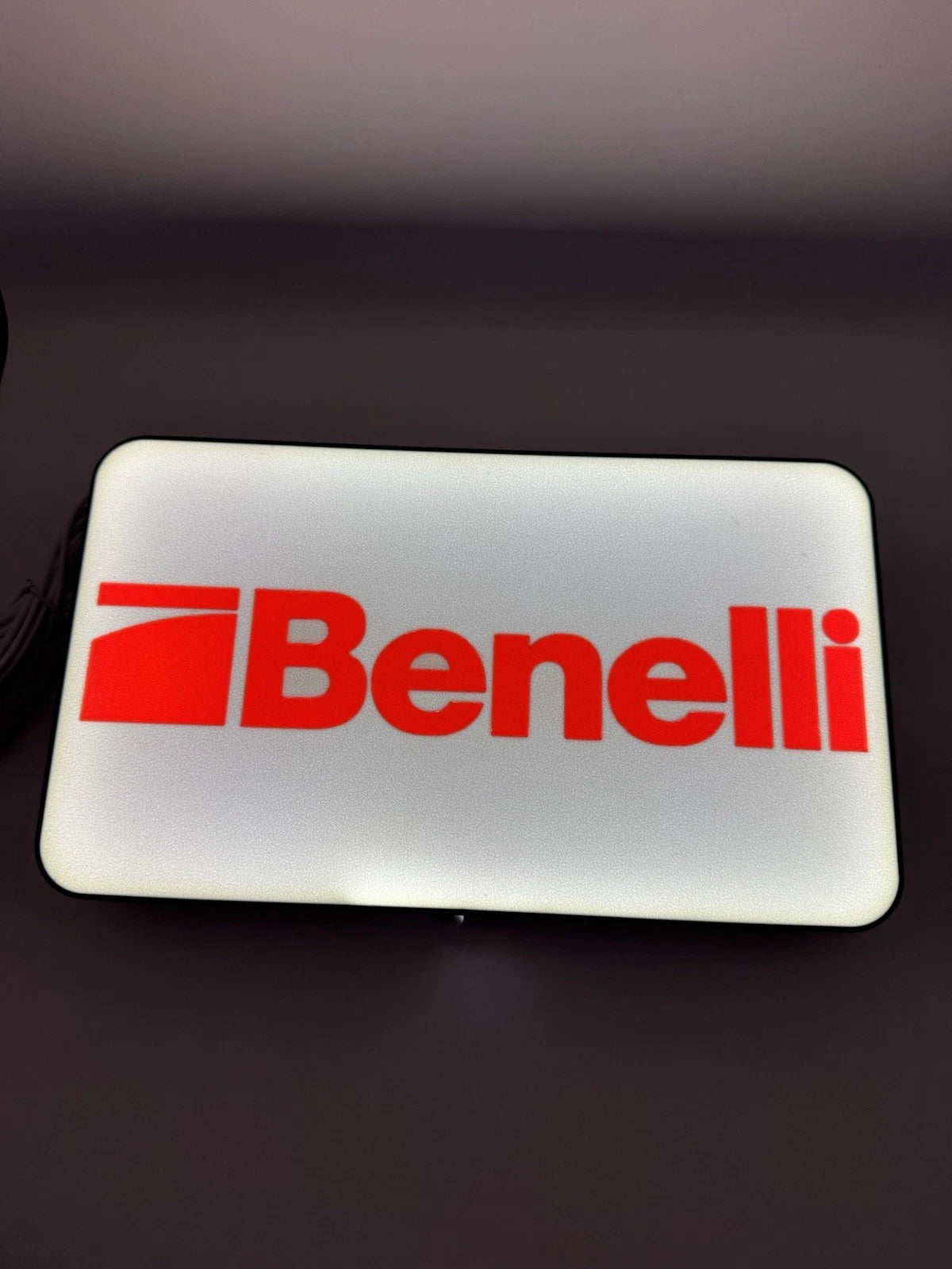 Benelli Firearms Light Up LED Neon Sign - 2A Shooting Reloading Shotgun Pistol