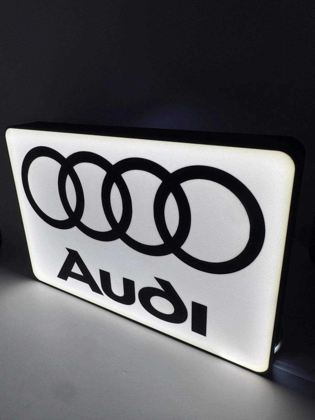 Audi Automobiles LED Neon Light Up Sign - Q7 TT Q5 A5 A6 Q3 R8 S5 Quattro
