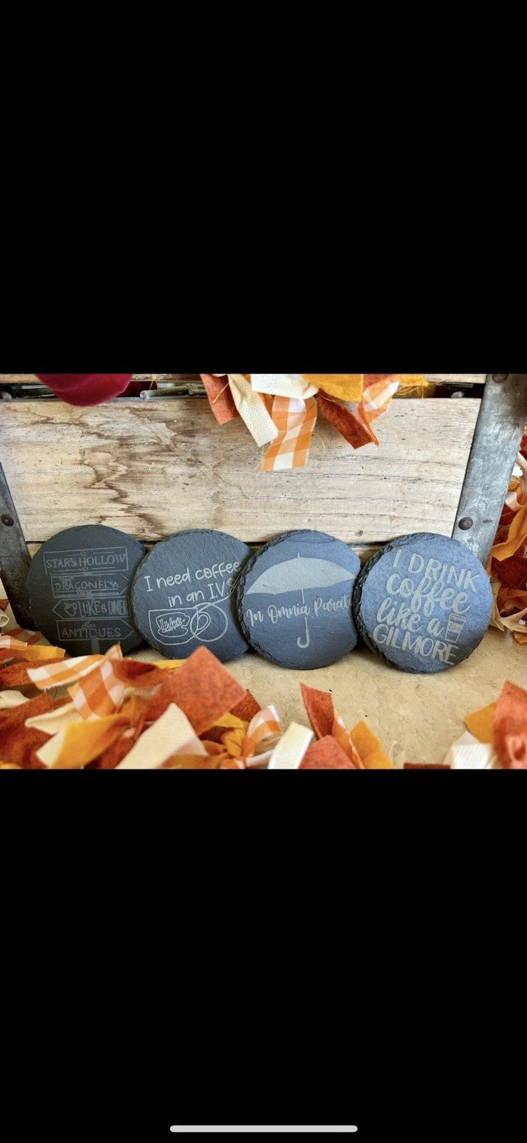Slate Coaster Set - Gilmore Girls