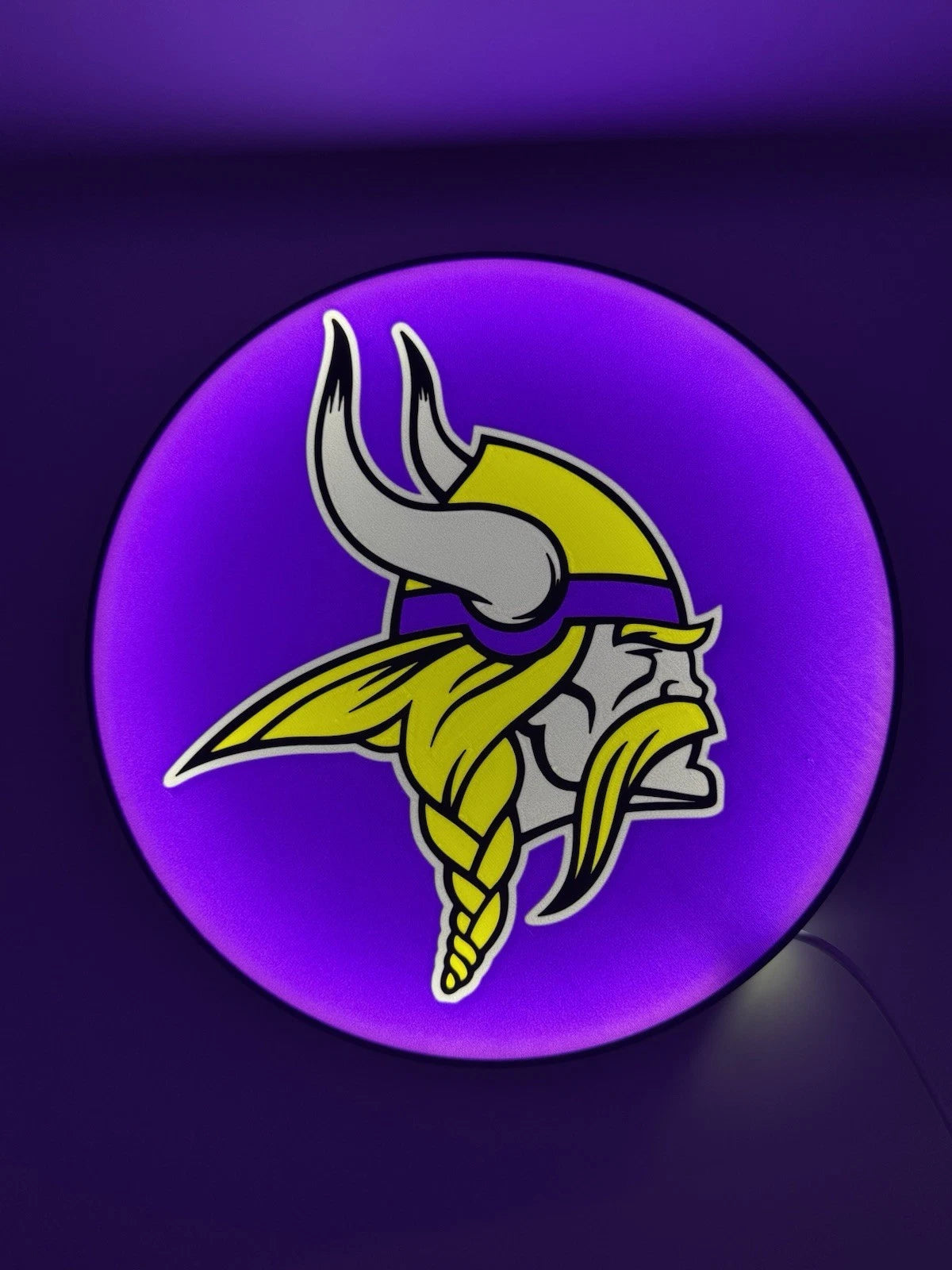 Minnesota Vikings - Light Up LED Neon Sign NFL Football AFC NFC