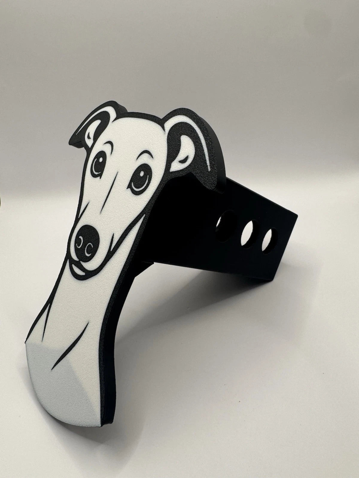 Greyhound Dog -  Hitch Receiver Cover – Fits 2” – Multiple Designs Available