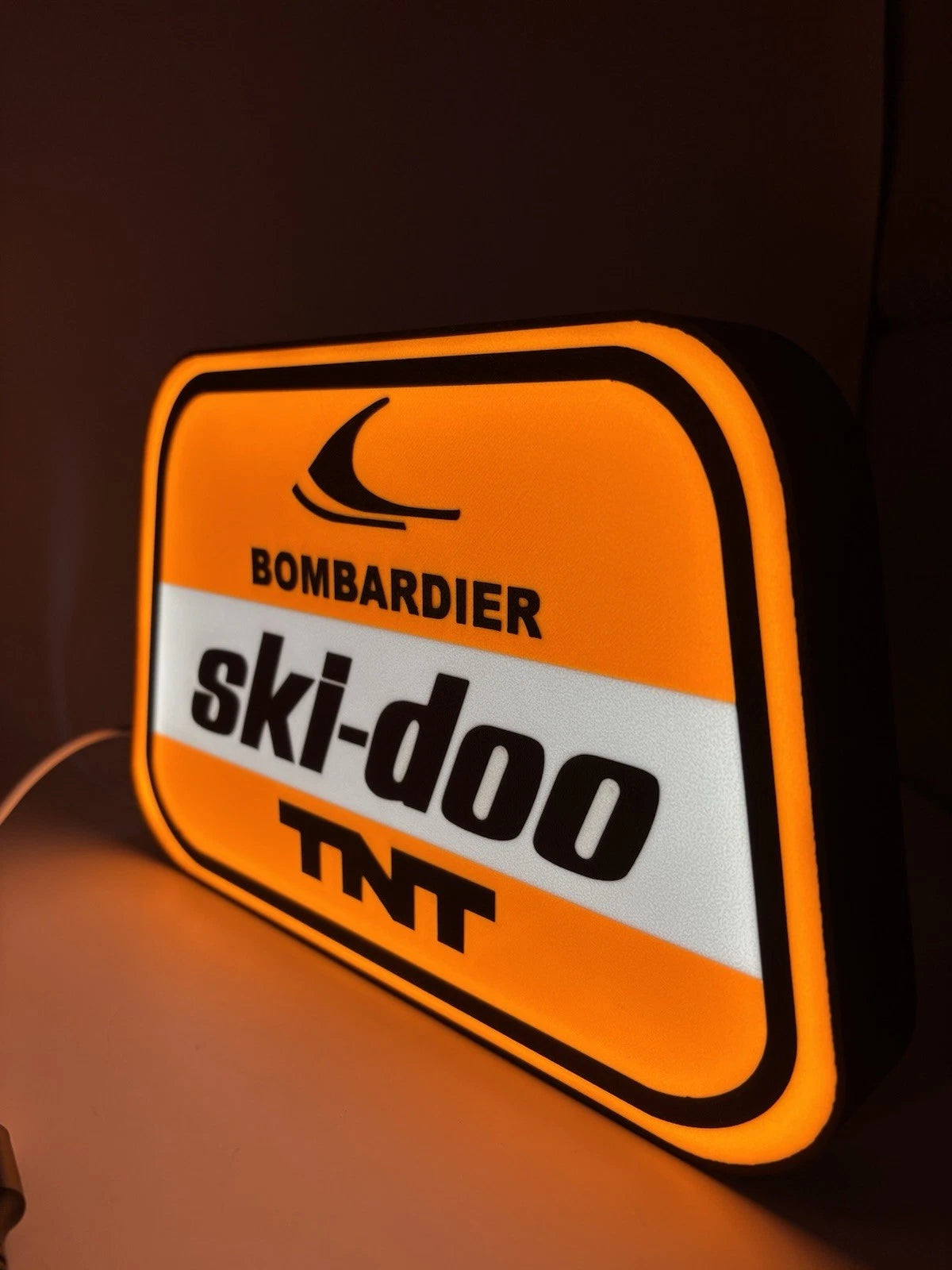 Bombardier Ski Doo TNT Vintage -  Light Up LED Neon Sign MXZ Rev Summit Renegade