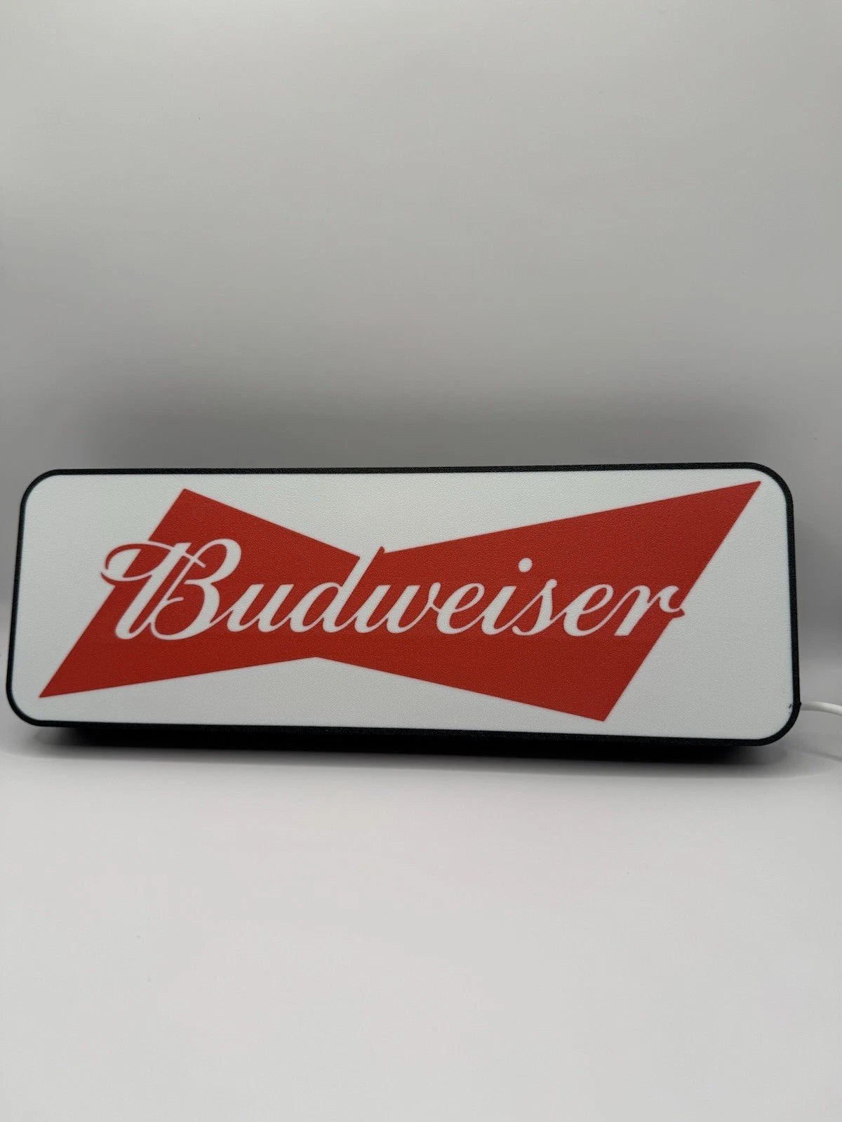 Budweiser Beer - Light Up LED Neon Sign Man Cave Bar Decor Brew