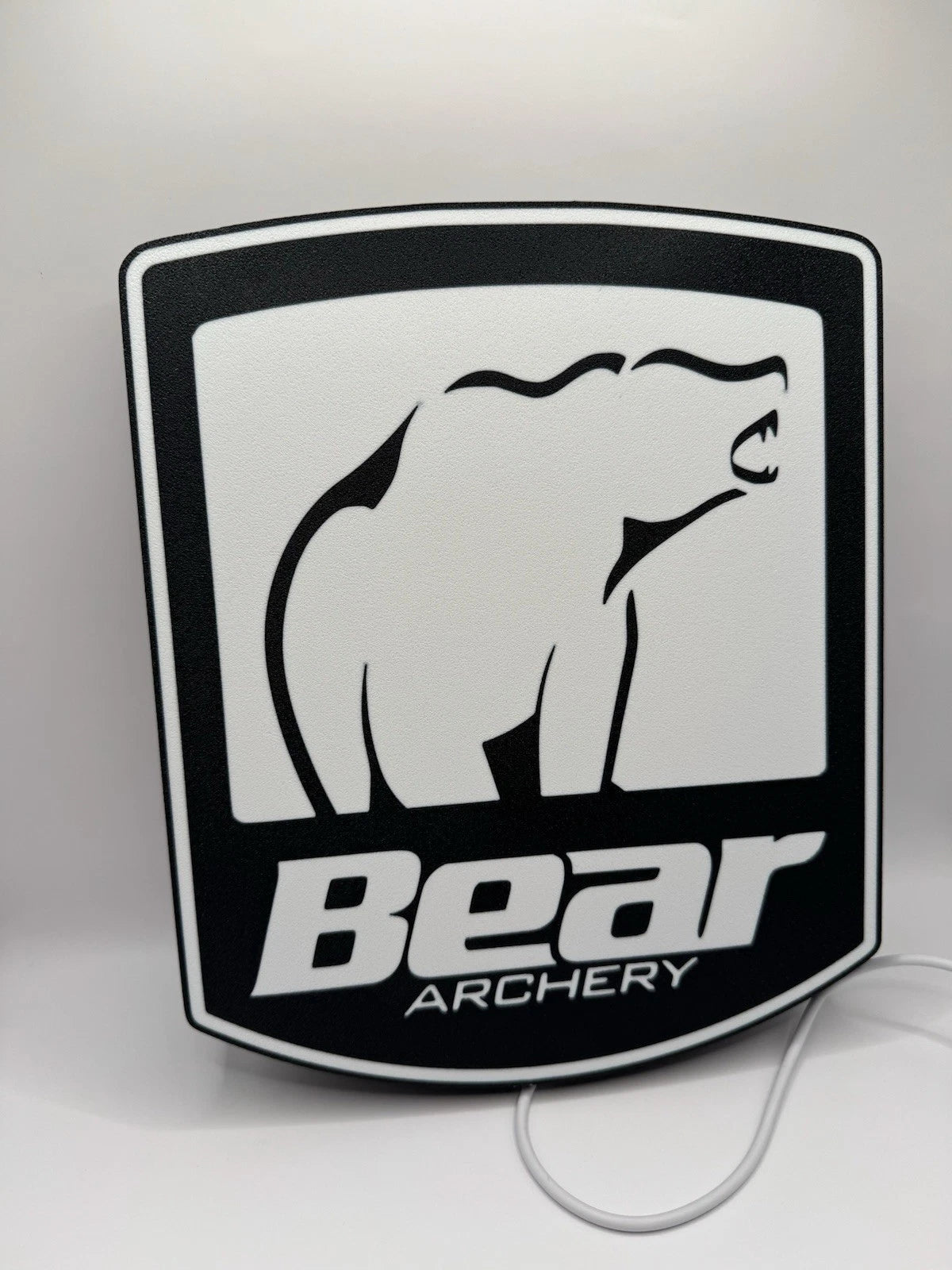 Bear Archery Bow Hunting Recurve Buck Trophy  Light Up LED Neon Sign