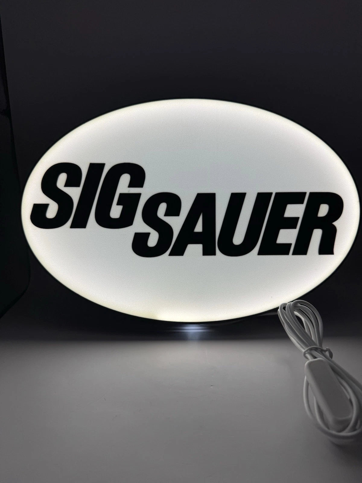 Sig Sauer Guns Light Up LED Neon Sign - 2a Shooting Reloading Handgun