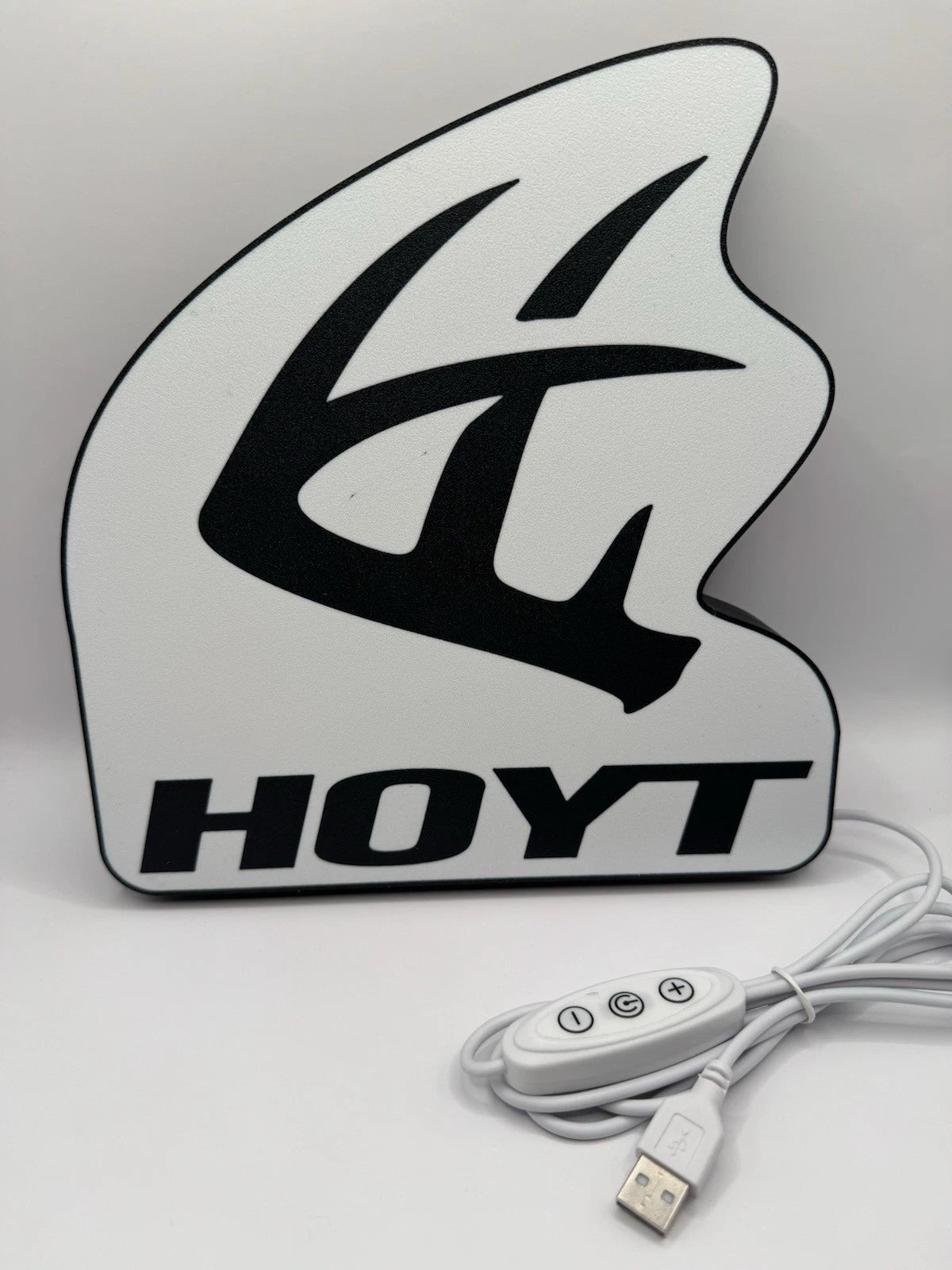 Team Hoyt Archery Bow Hunting Trophy Buck Light Up LED Neon Sign Man Cave