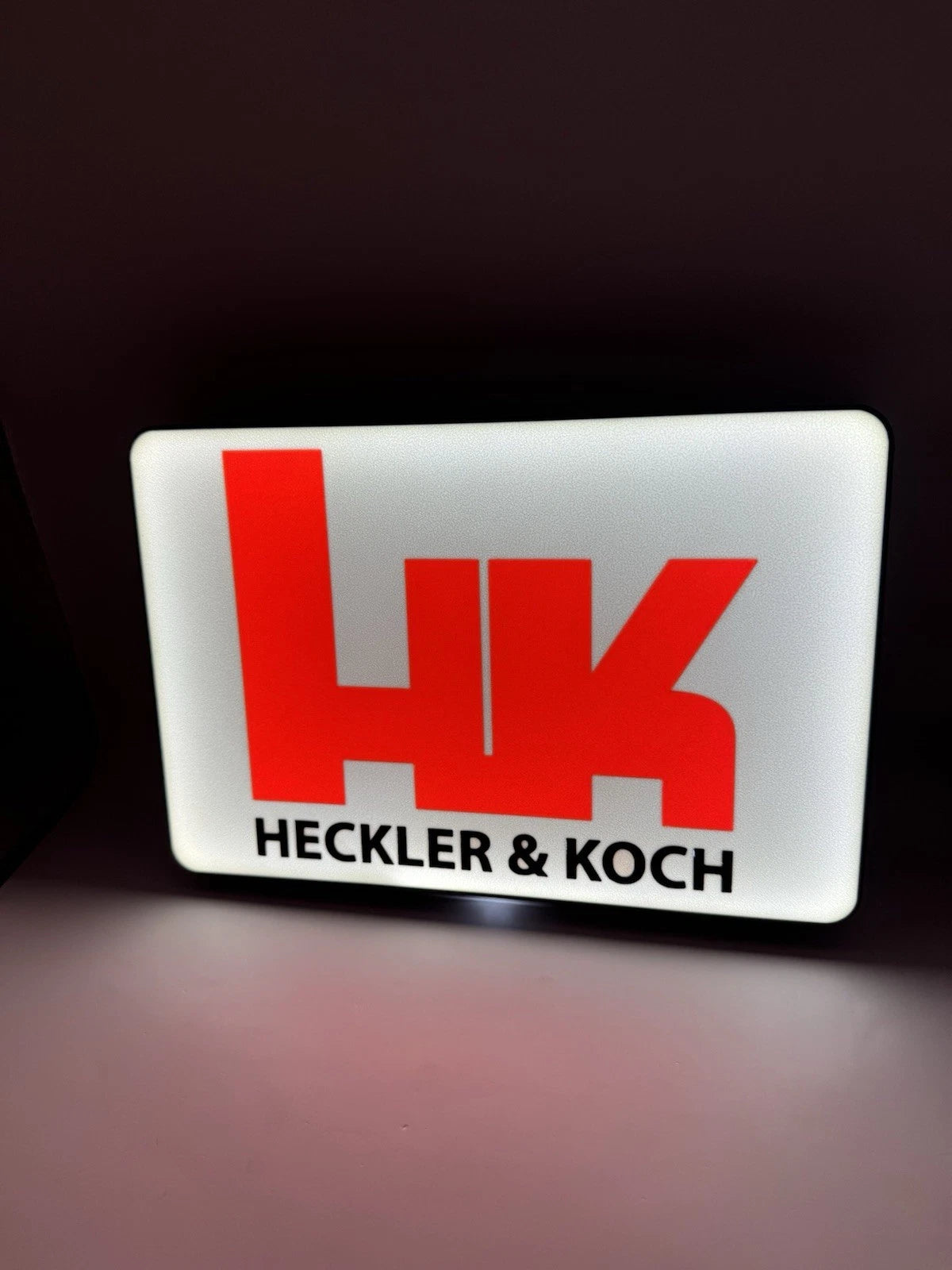 Heckler & Koch Firearms -  Light Up LED Neon Sign 2a Shooting Reloading Rifle
