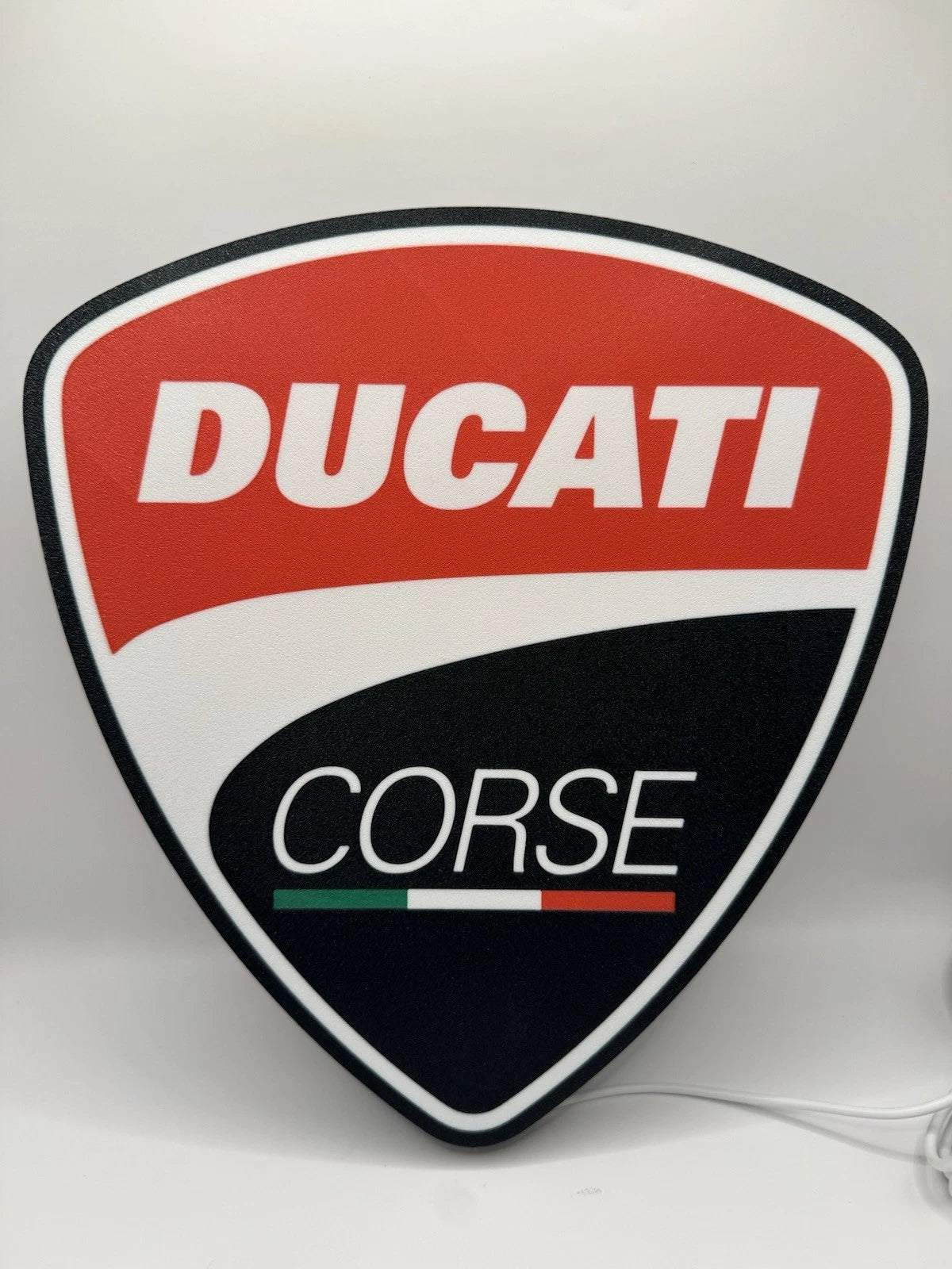 Ducati Motorcycle Corse Light Up LED Sign Monster Panigale Hypermotard Diavel
