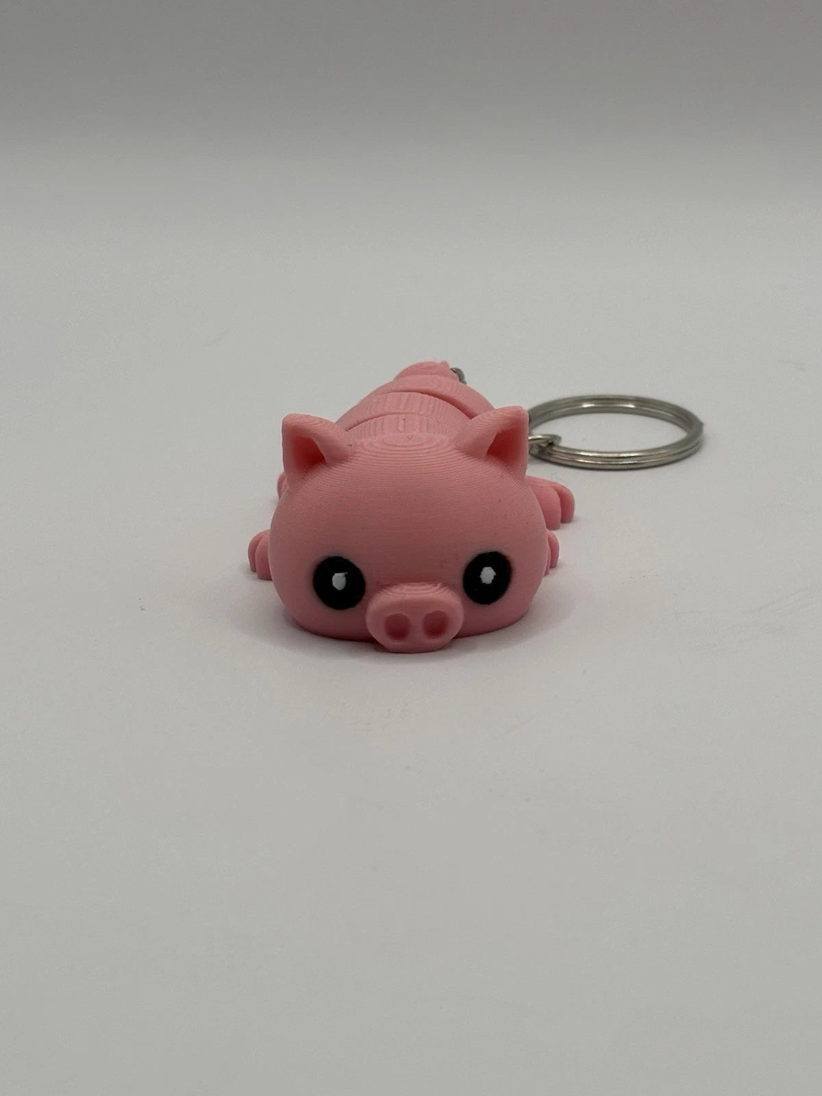 Pink Pig Fidget Keychain
